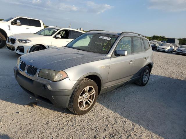 BMW X3 3.0I 2005 wbxpa93435wd05579