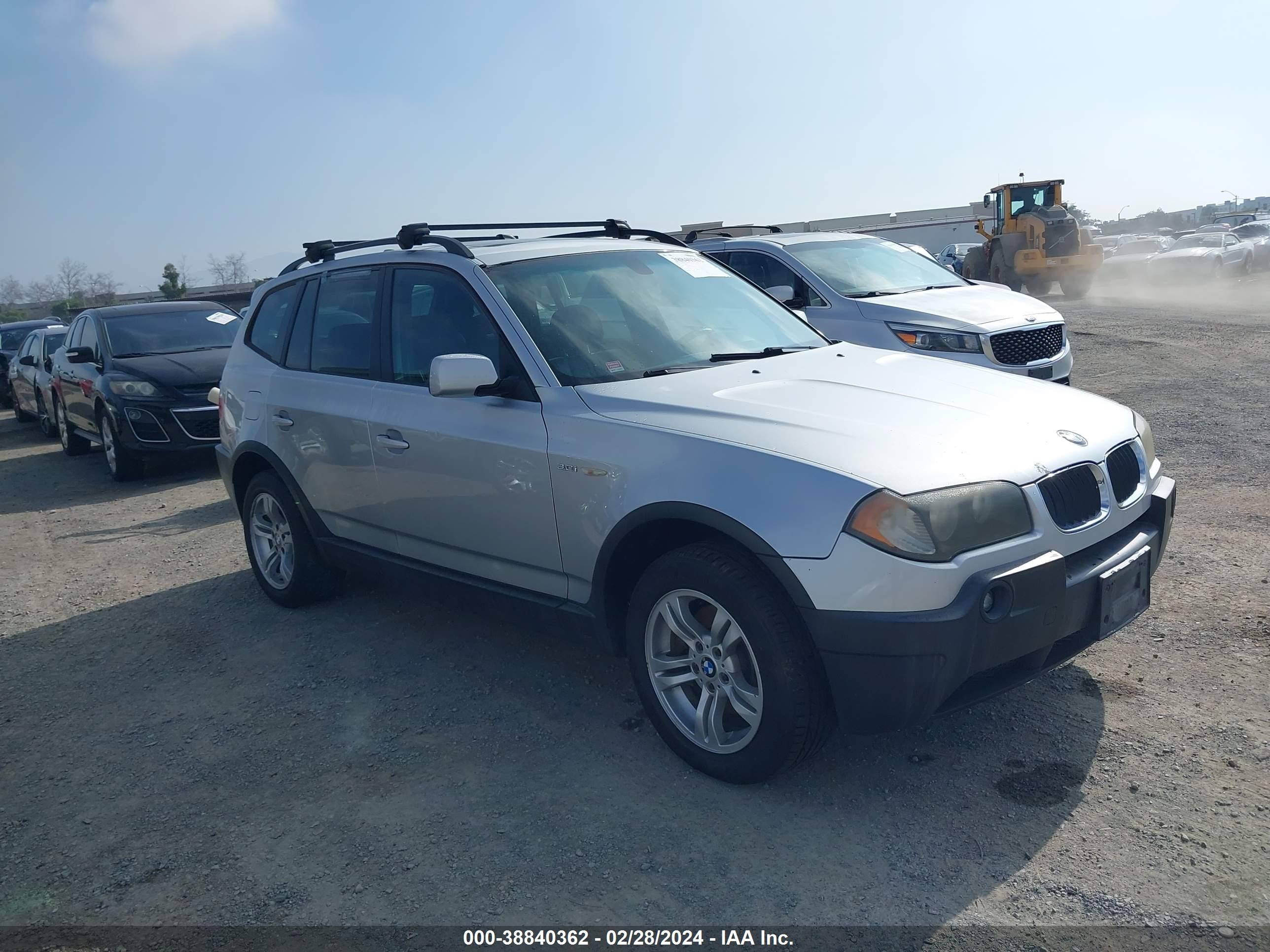 BMW X3 2005 wbxpa93435wd07977