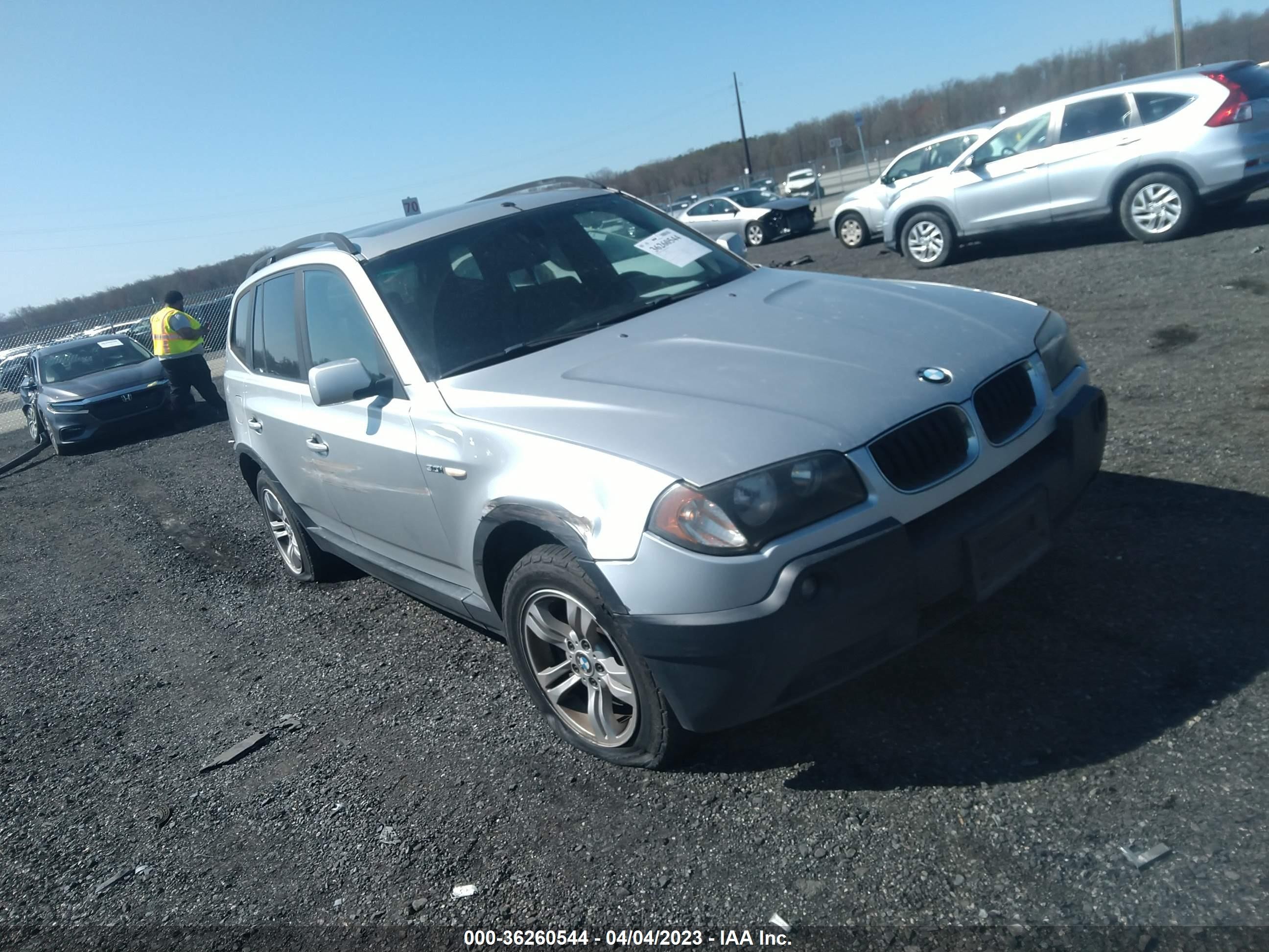 BMW X3 2005 wbxpa93435wd09745