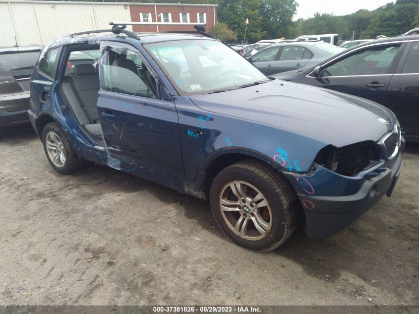 BMW X3 2005 wbxpa93455wd10749