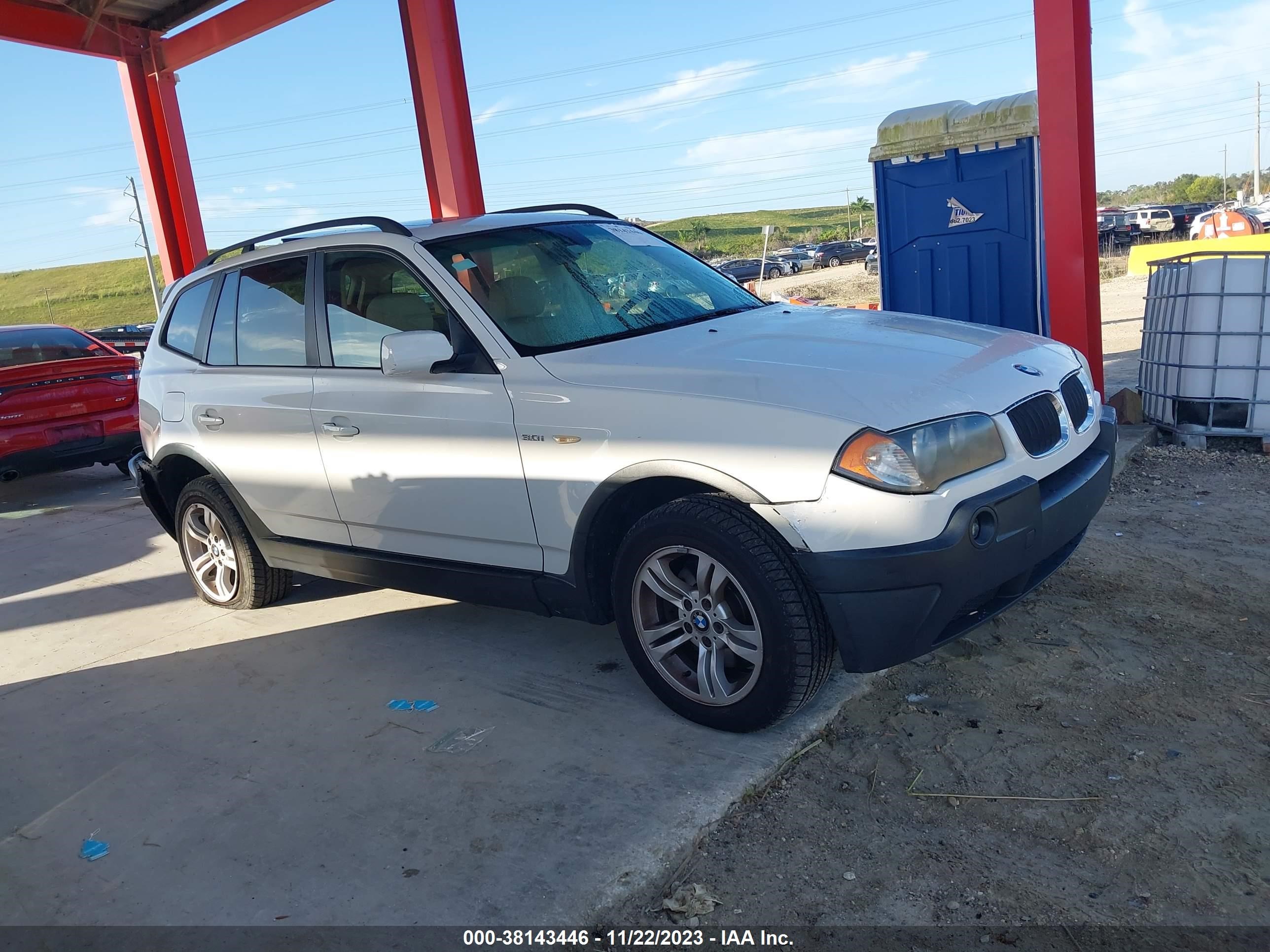 BMW X3 2005 wbxpa93465wd23378