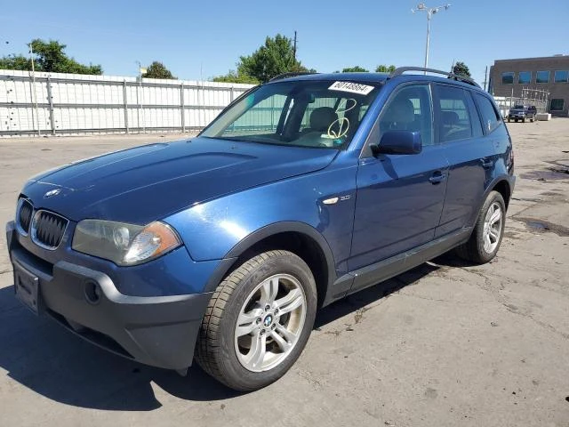 BMW X3 3.0I 2005 wbxpa93475wd04919