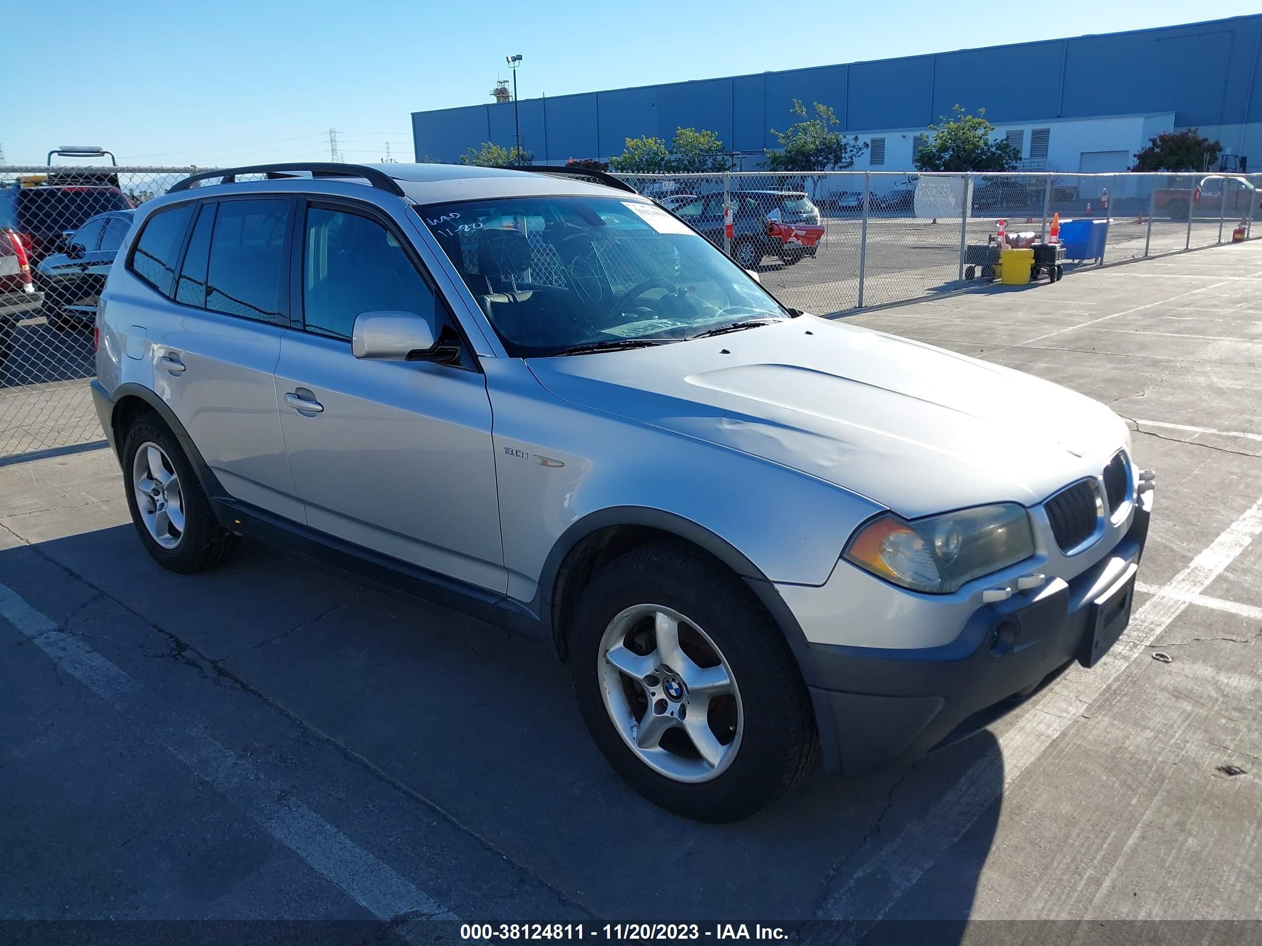 BMW X3 2005 wbxpa93485wd04198