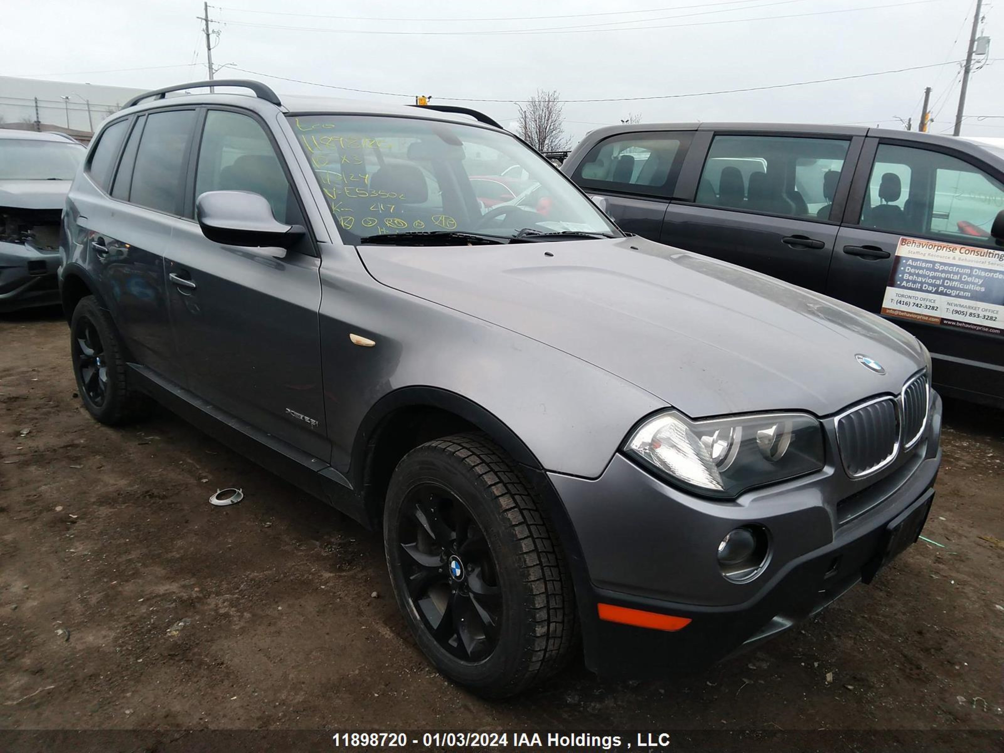 BMW X3 2010 wbxpc7c45awe53502