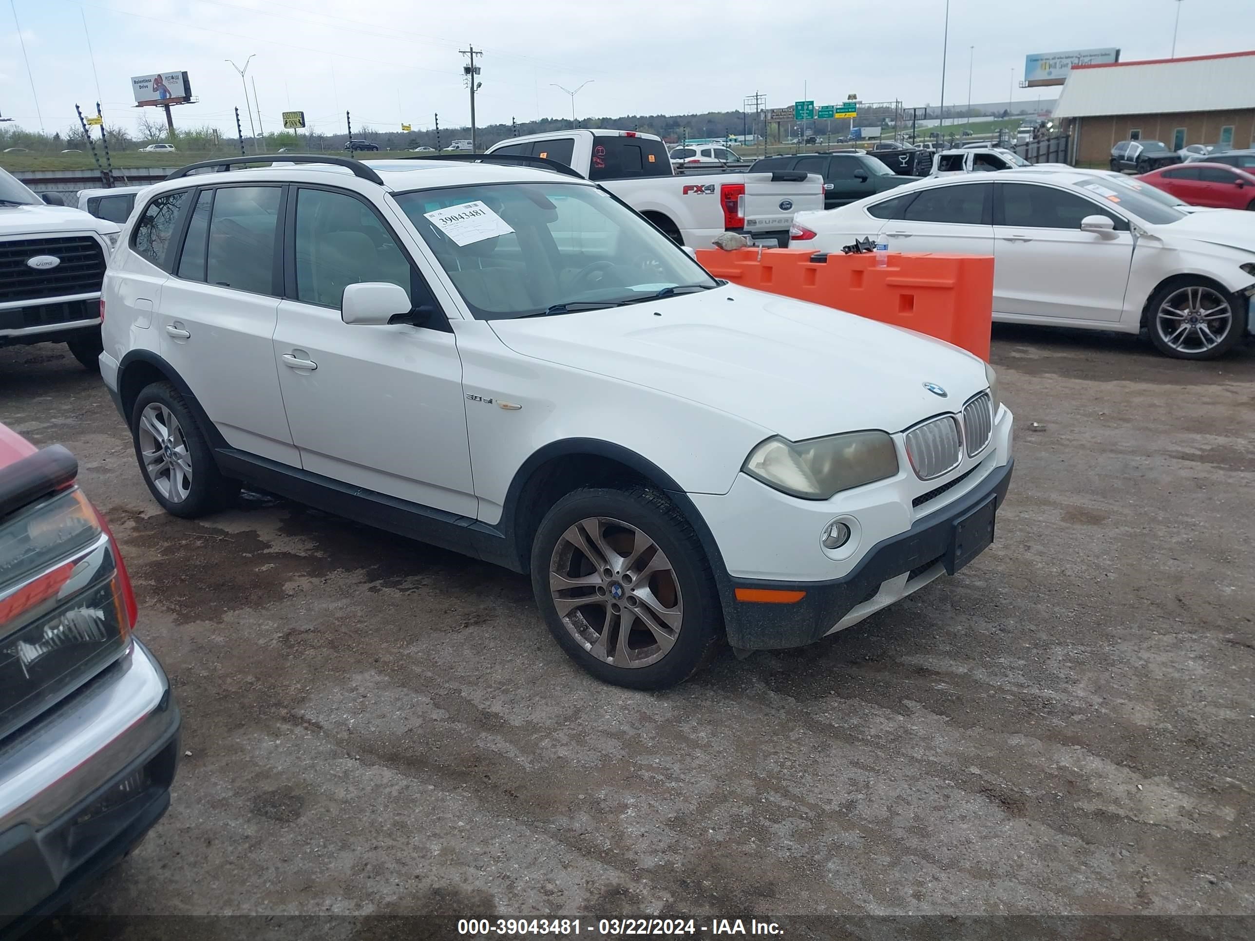 BMW X3 2007 wbxpc93417wf02196