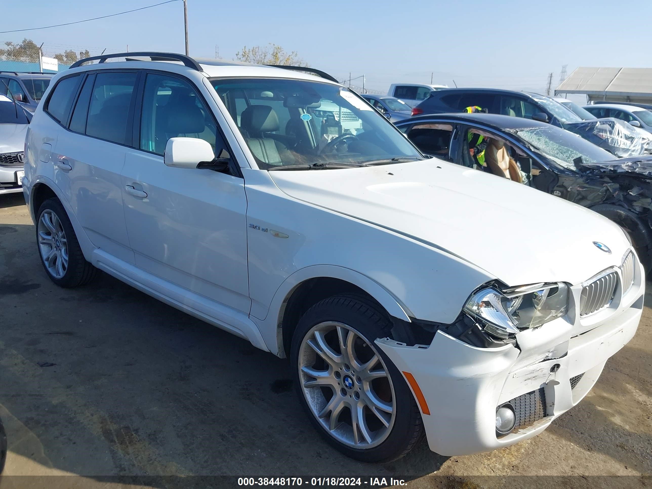 BMW X3 2008 wbxpc93418wj06817