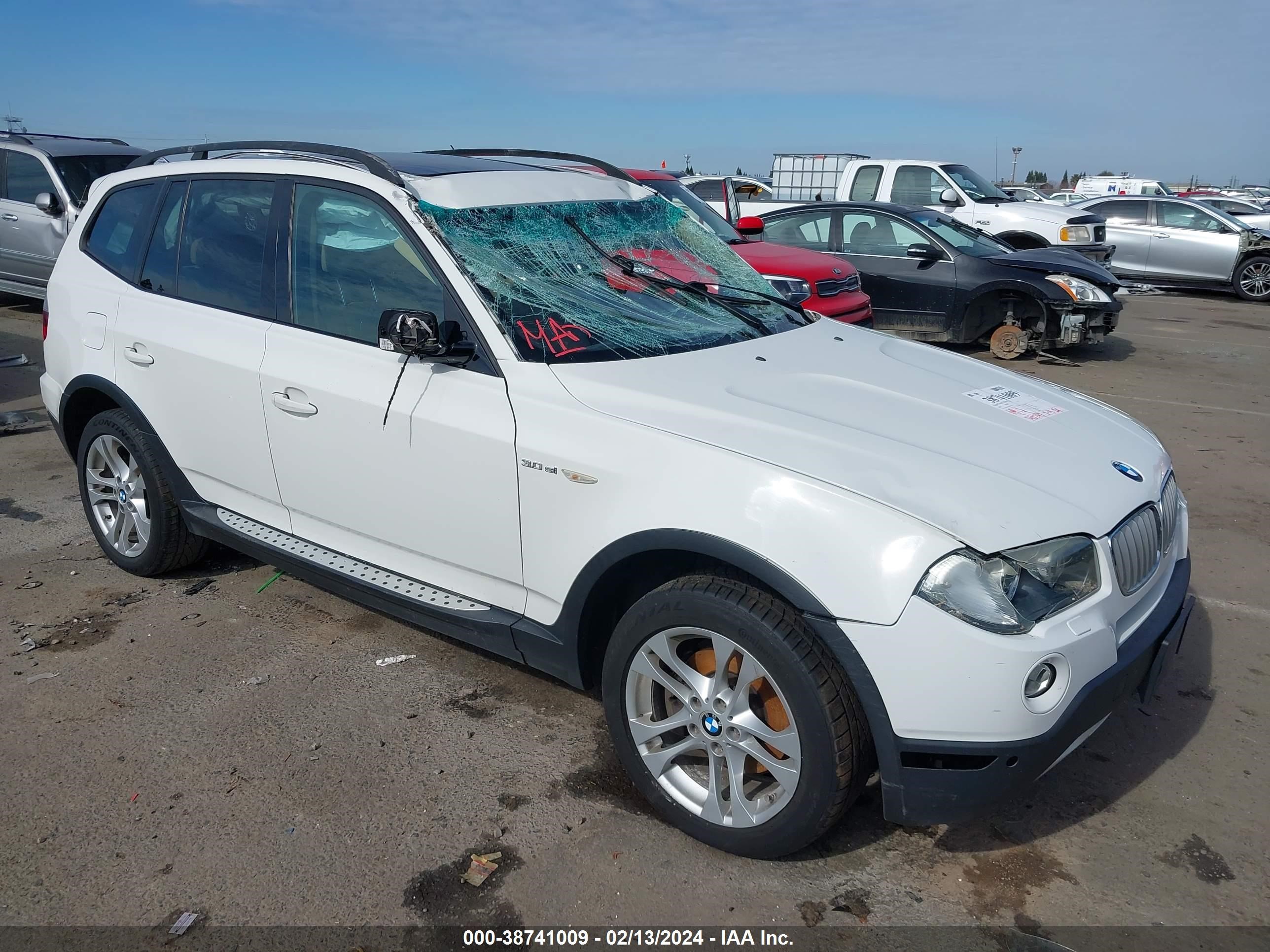 BMW X3 2008 wbxpc93418wj10012