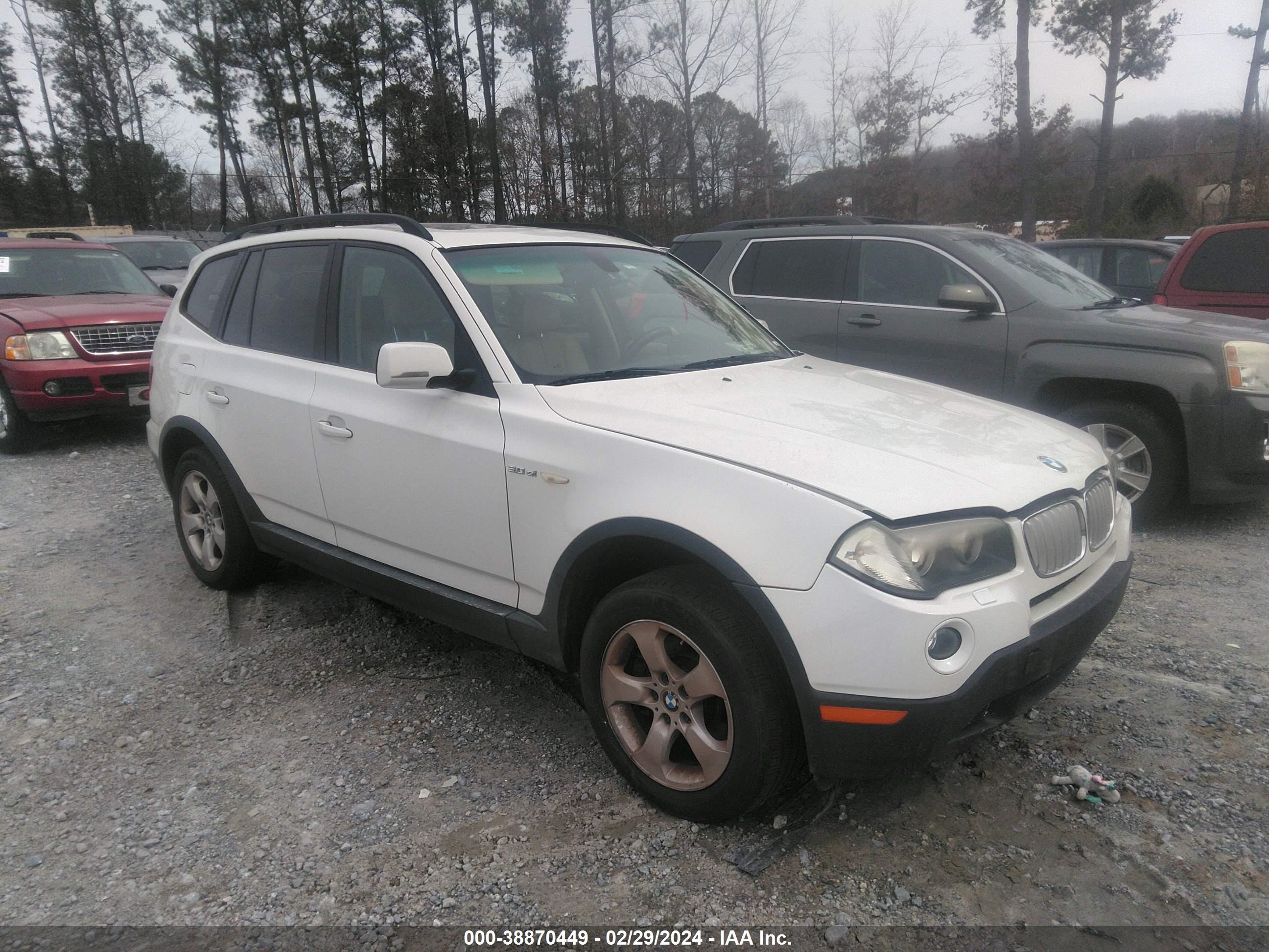 BMW X3 2007 wbxpc93427wf19881