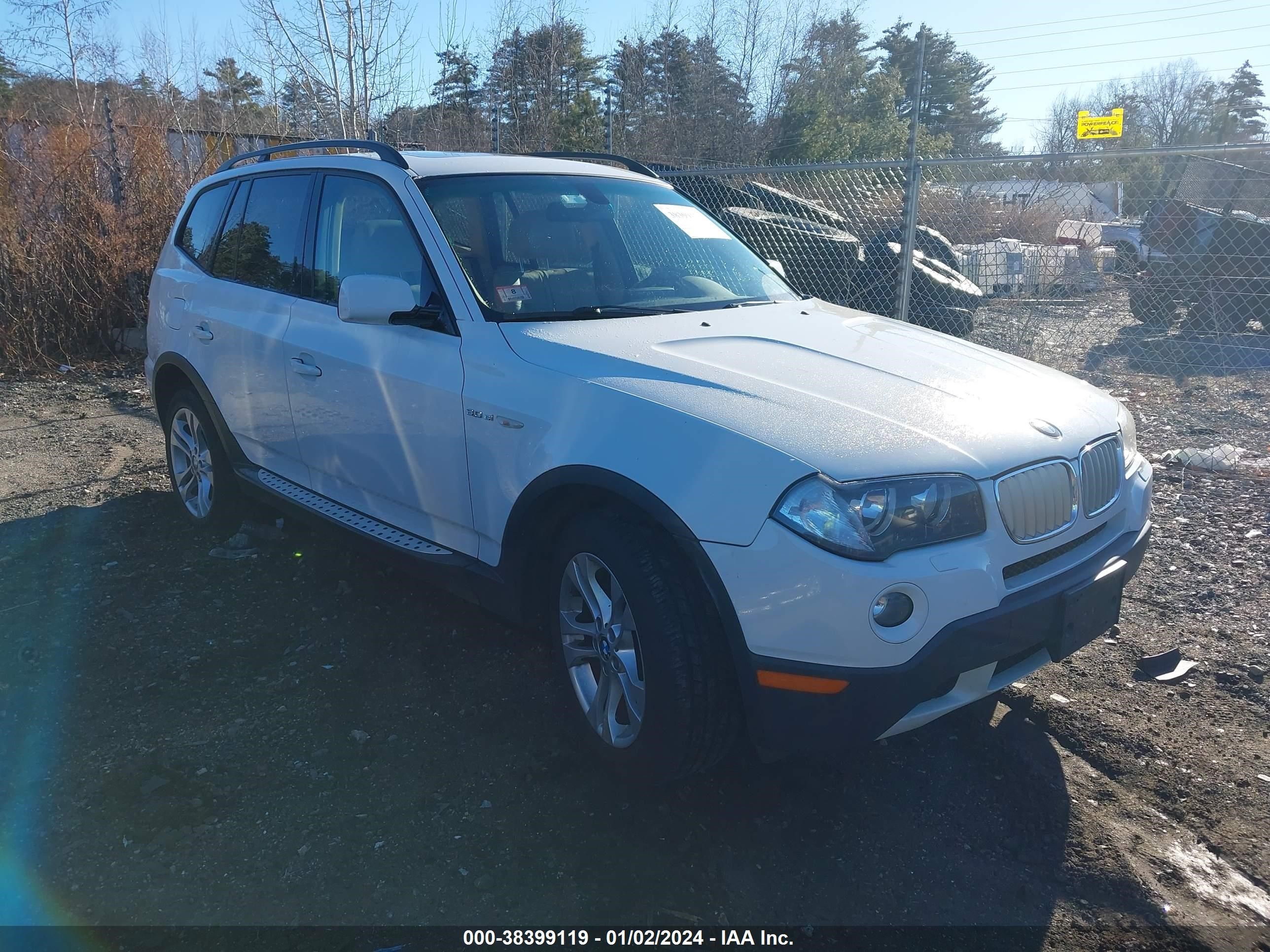 BMW X3 2008 wbxpc93438wj22095