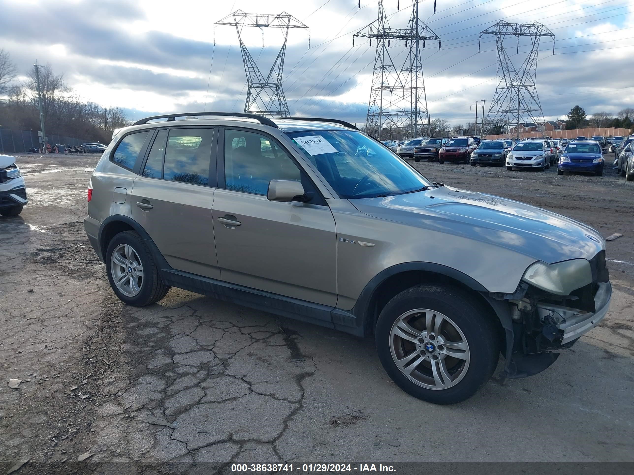 BMW X3 2007 wbxpc93447wf19526