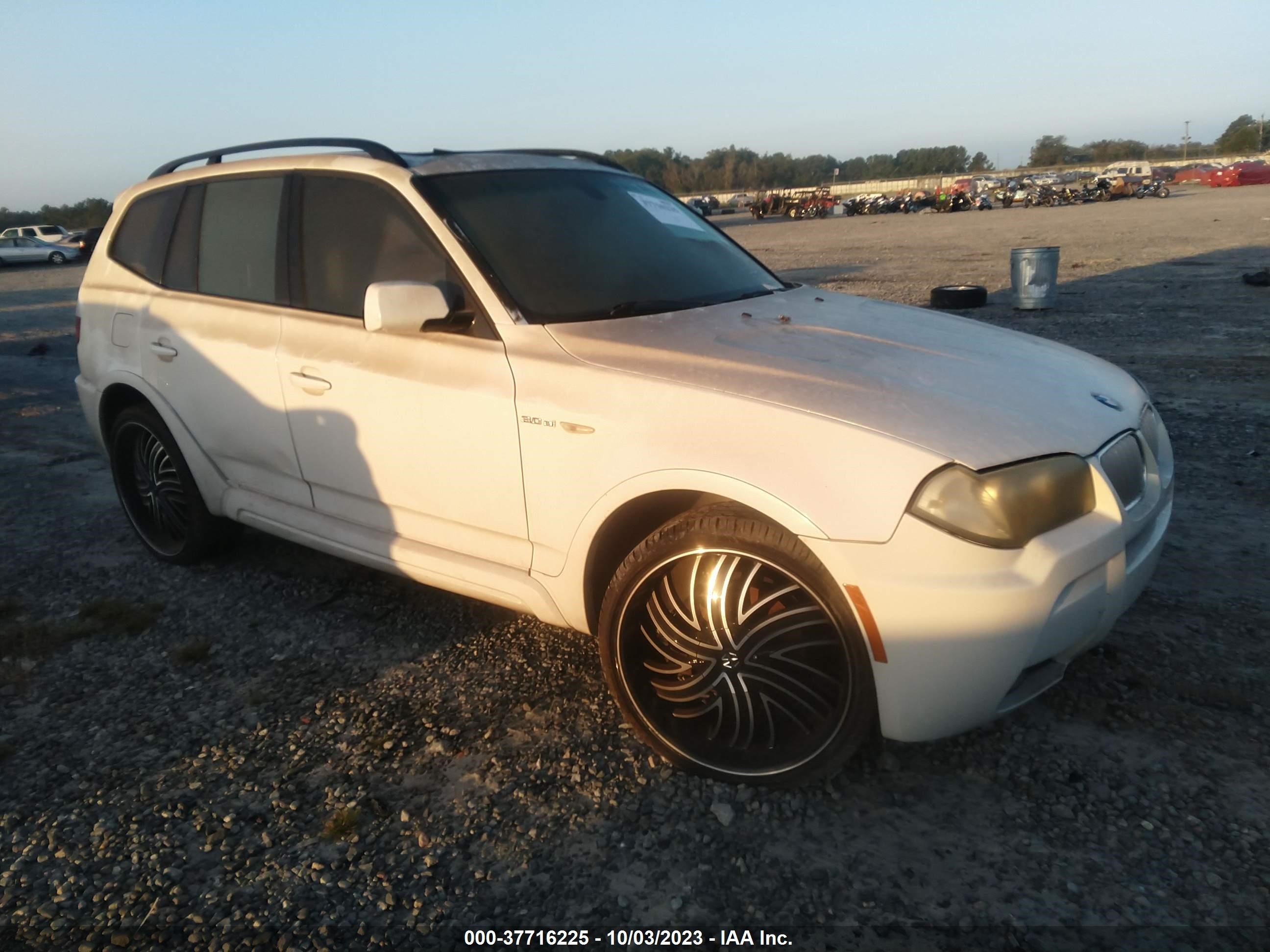 BMW X3 2008 wbxpc93448wj09498