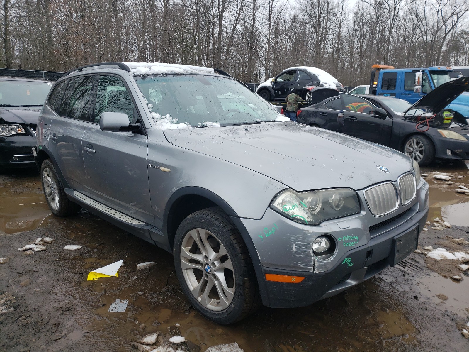 BMW X3 3.0SI 2008 wbxpc93448wj22980