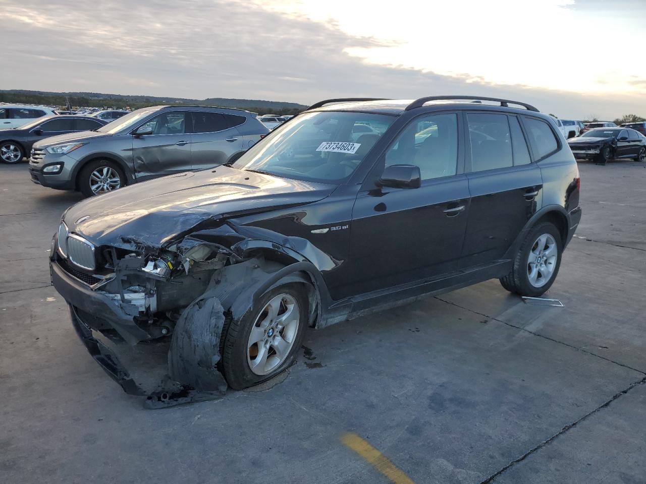 BMW X3 2008 wbxpc93468wj12306