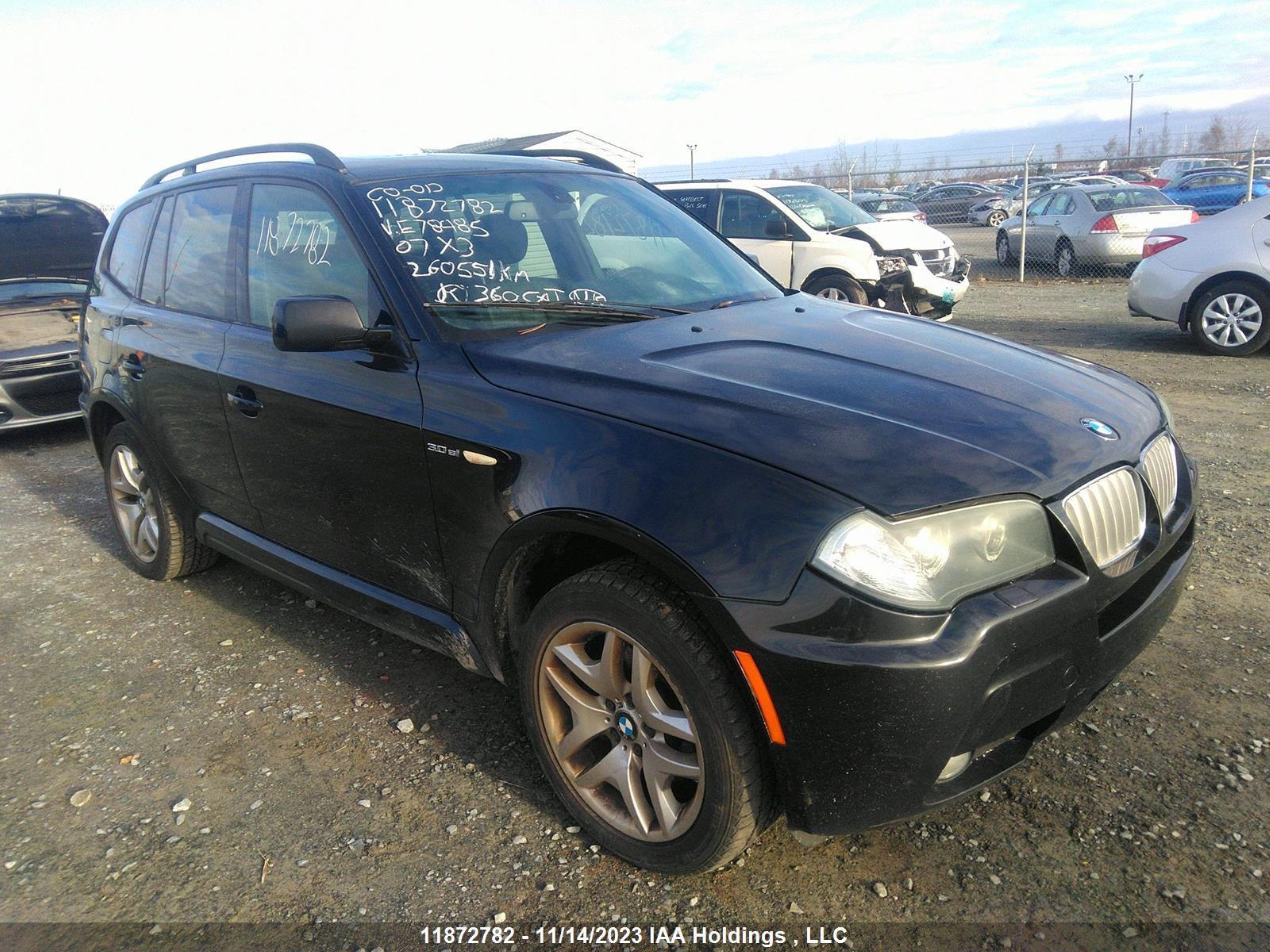 BMW X3 2007 wbxpc93477we78485