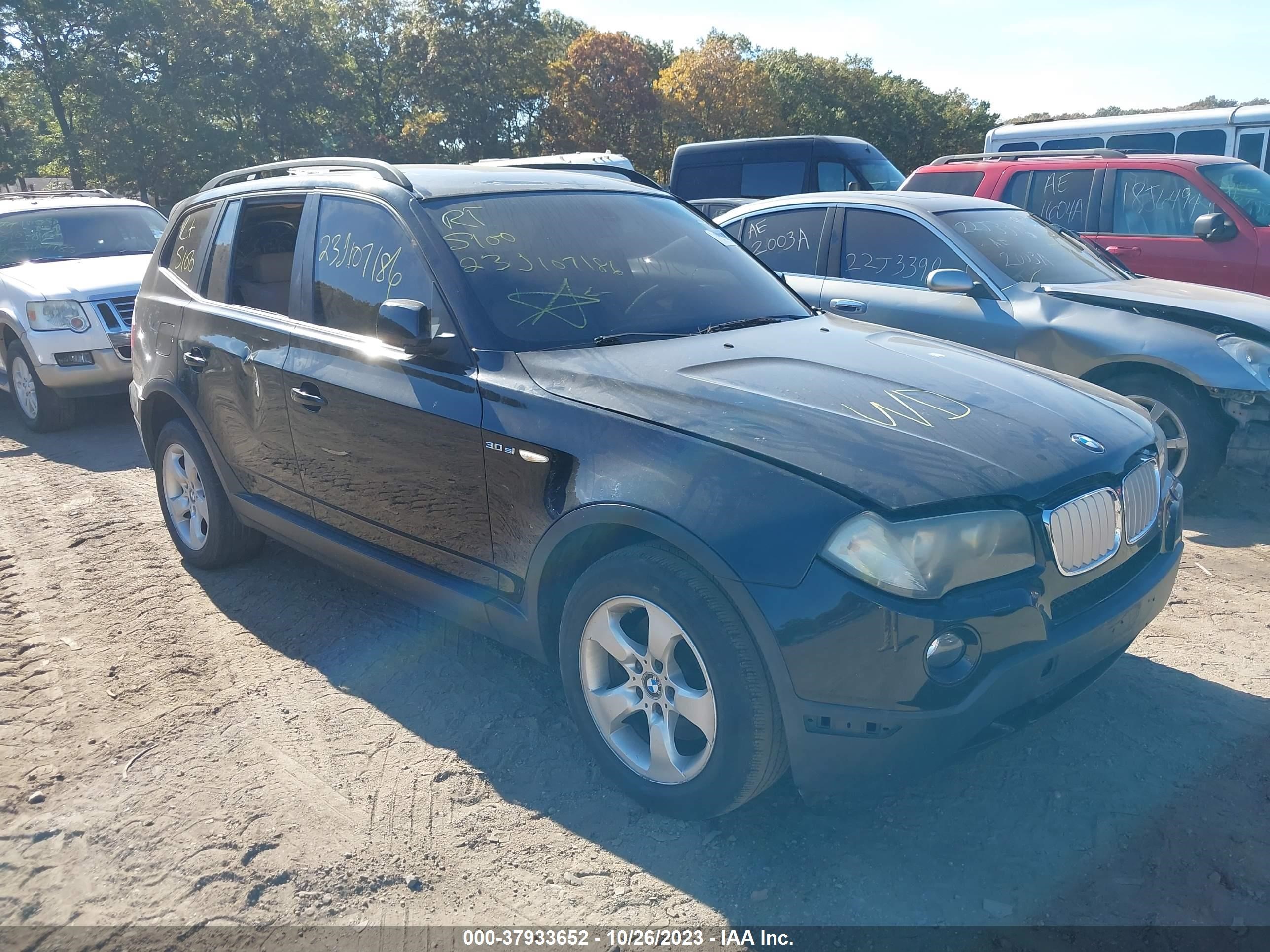 BMW X3 2007 wbxpc93477wf22971