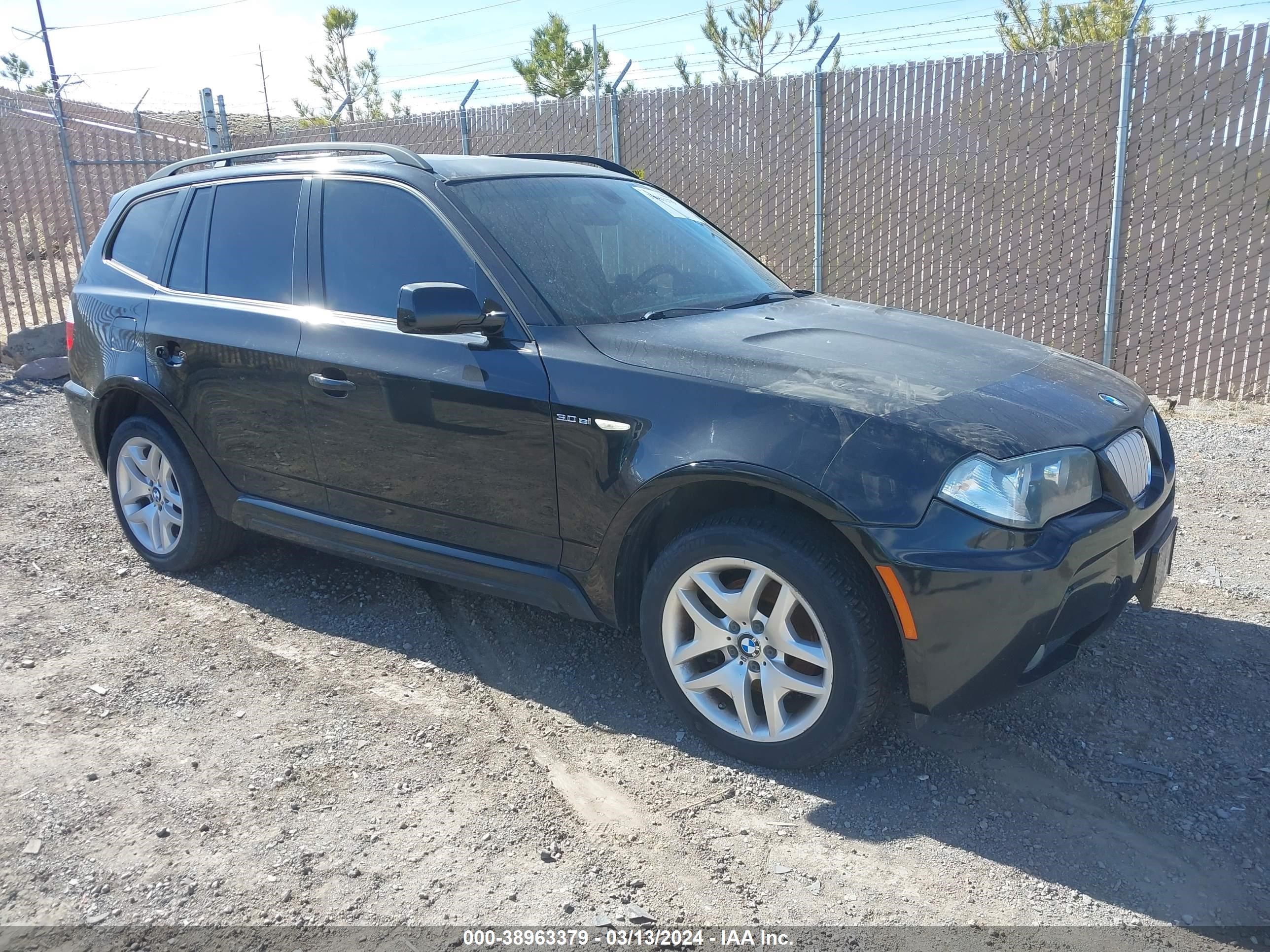 BMW X3 2008 wbxpc93478wj19555