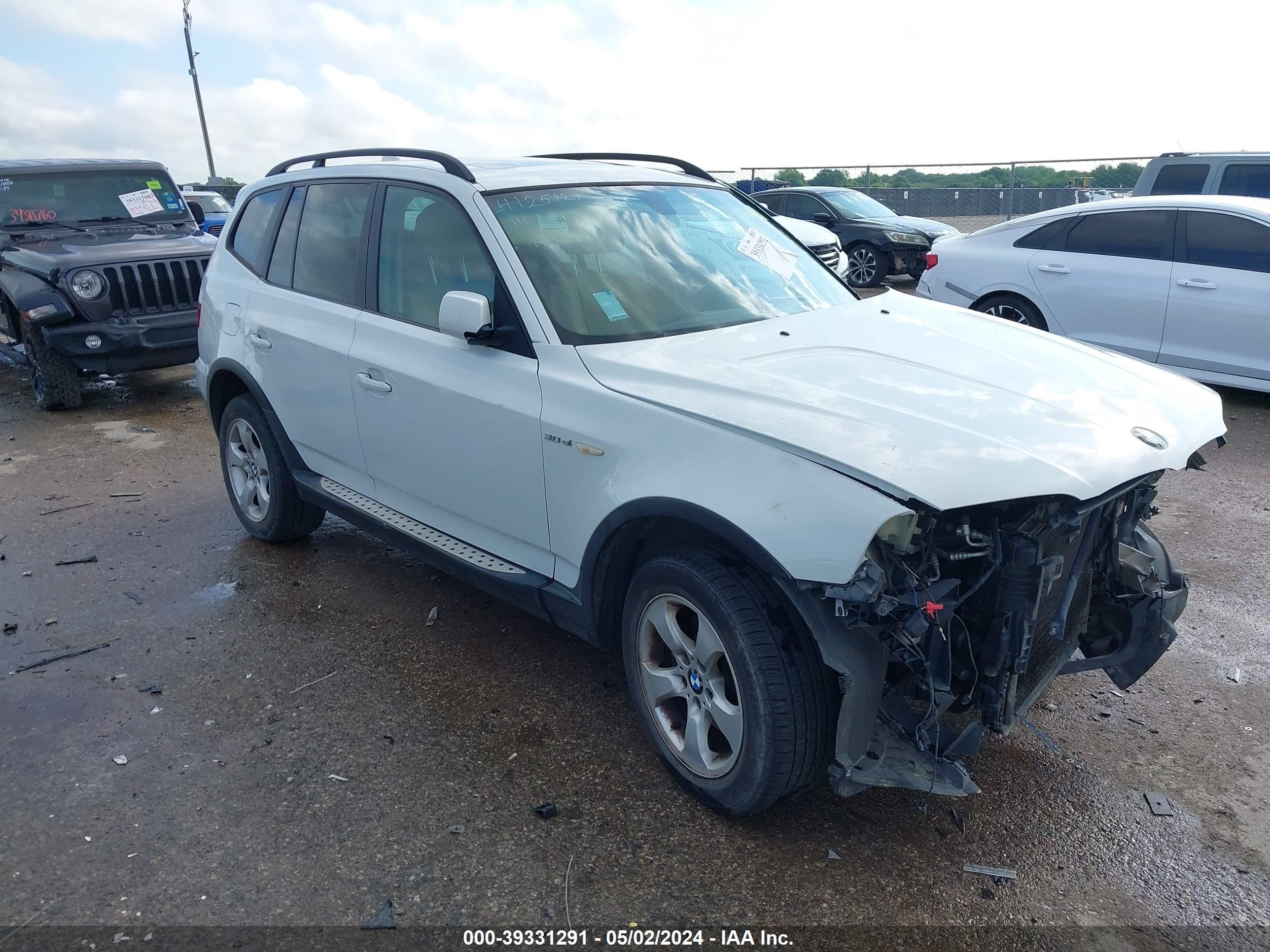 BMW X3 2008 wbxpc93488wj20763