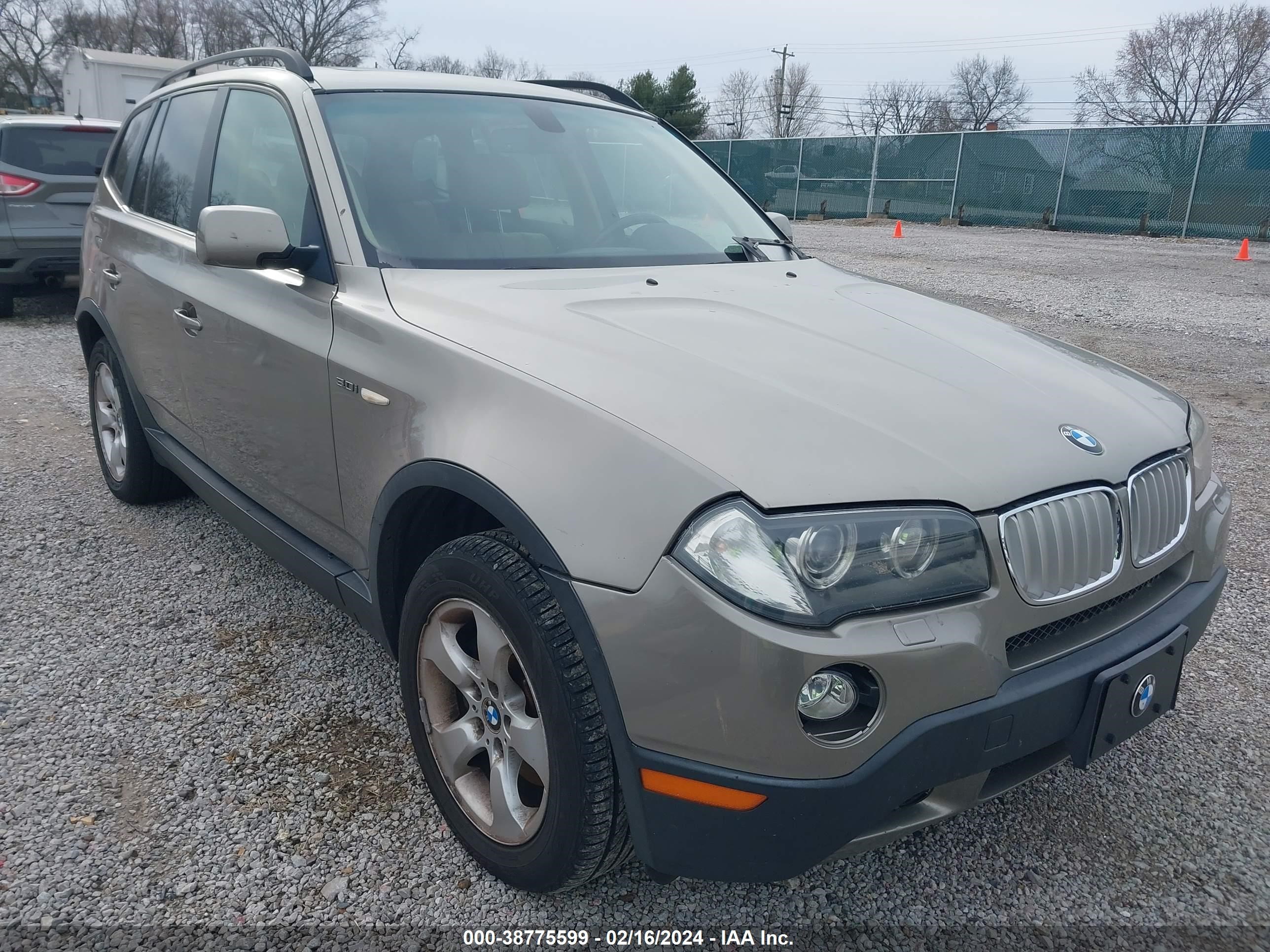 BMW X3 2008 wbxpc93498wj07729