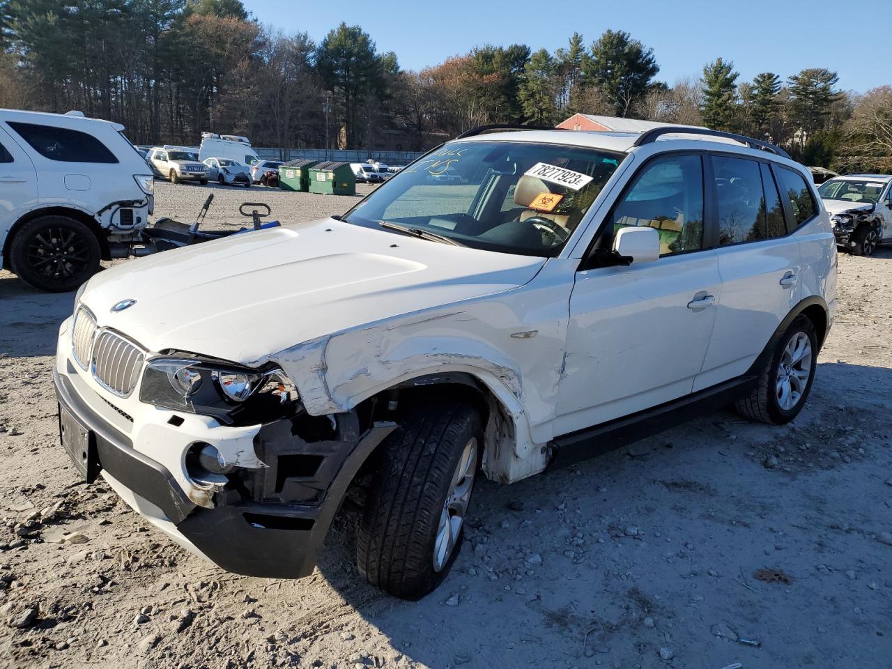 BMW X3 2009 wbxpc93499wj30316