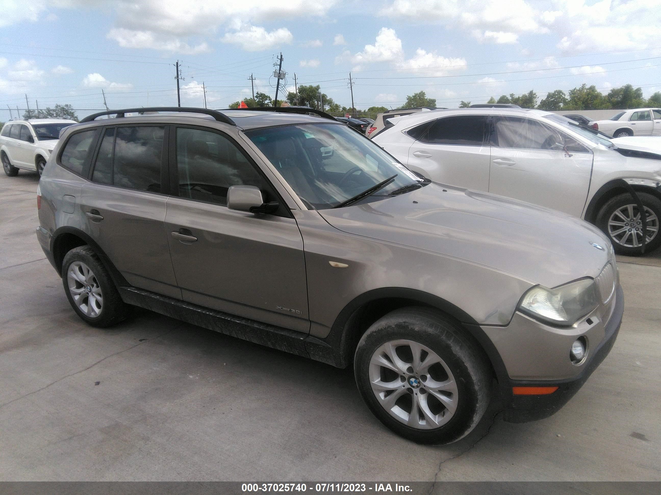 BMW X3 2009 wbxpc93499wj31319