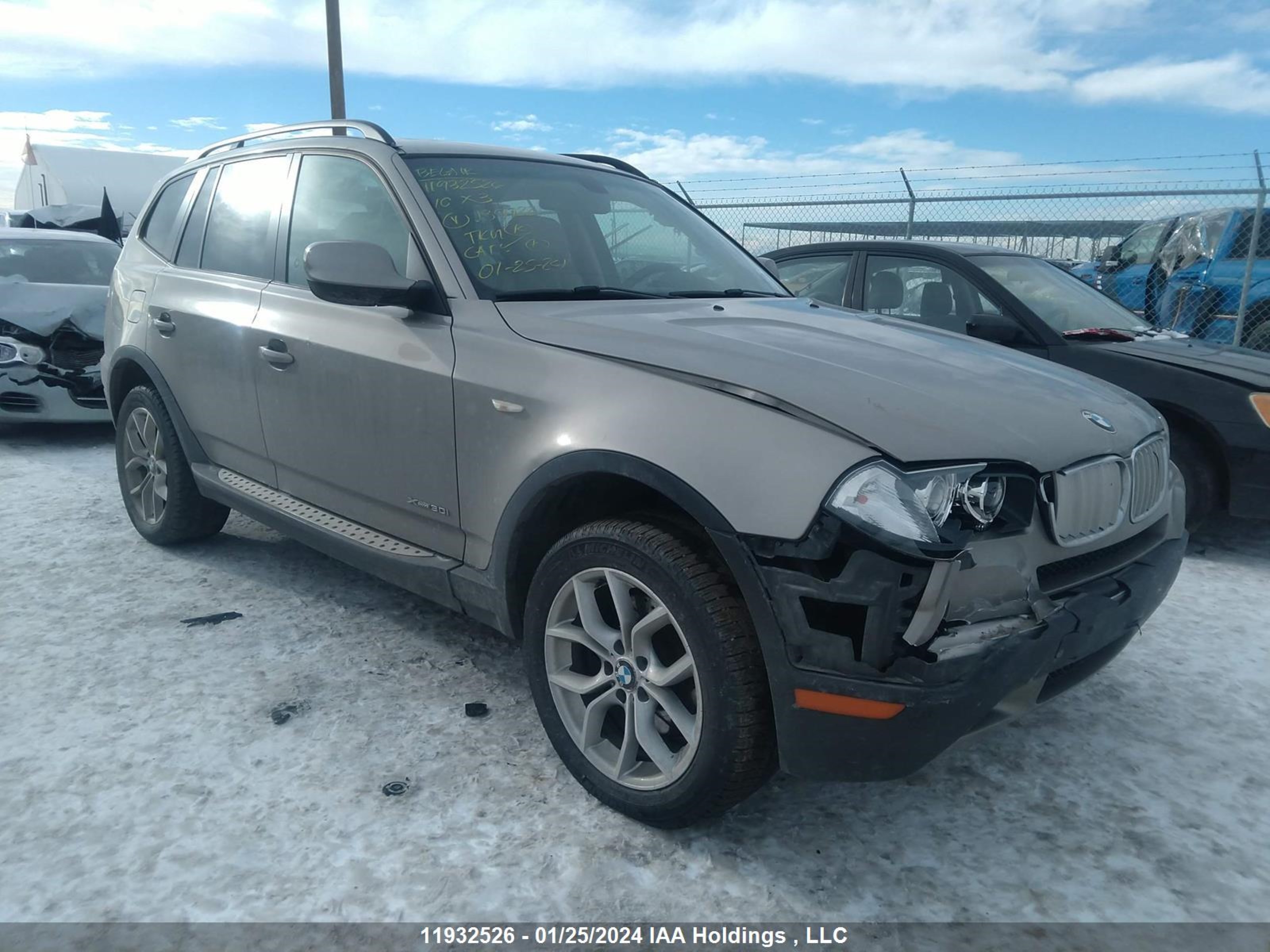 BMW X3 2010 wbxpc9c43awj39422