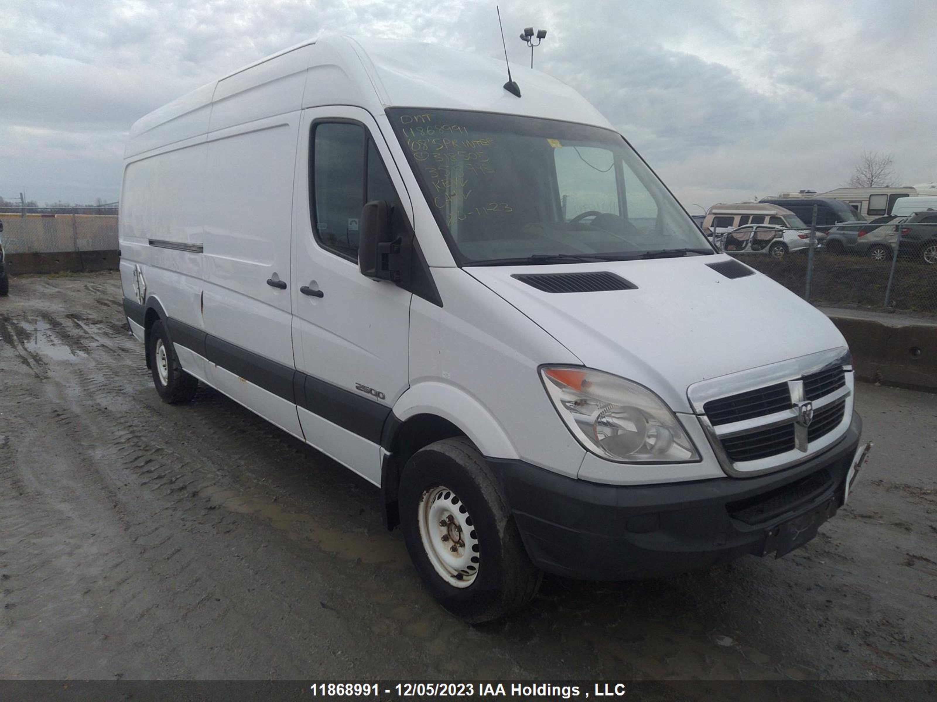 DODGE SPRINTER 2008 wd0be845185318505