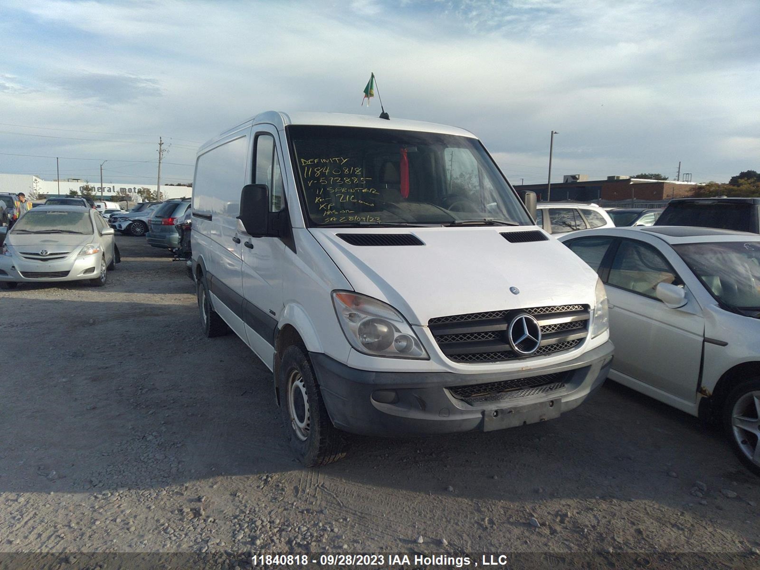 MERCEDES-BENZ SPRINTER 2011 wd3be7cc1b5573885