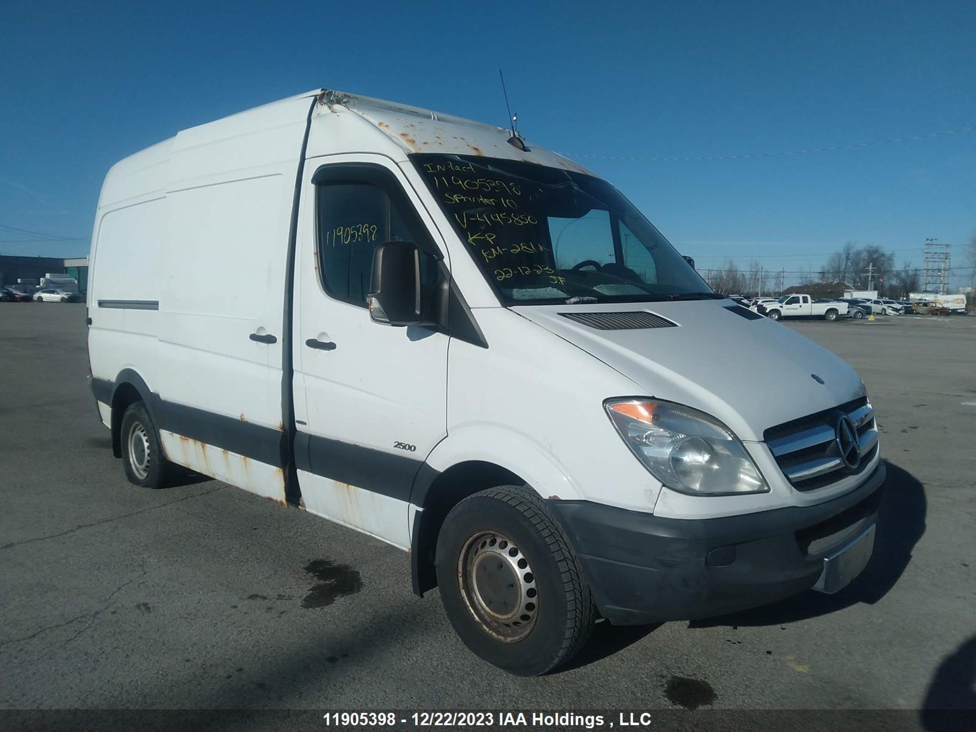 MERCEDES-BENZ SPRINTER 2010 wd3be7cc2a5445850