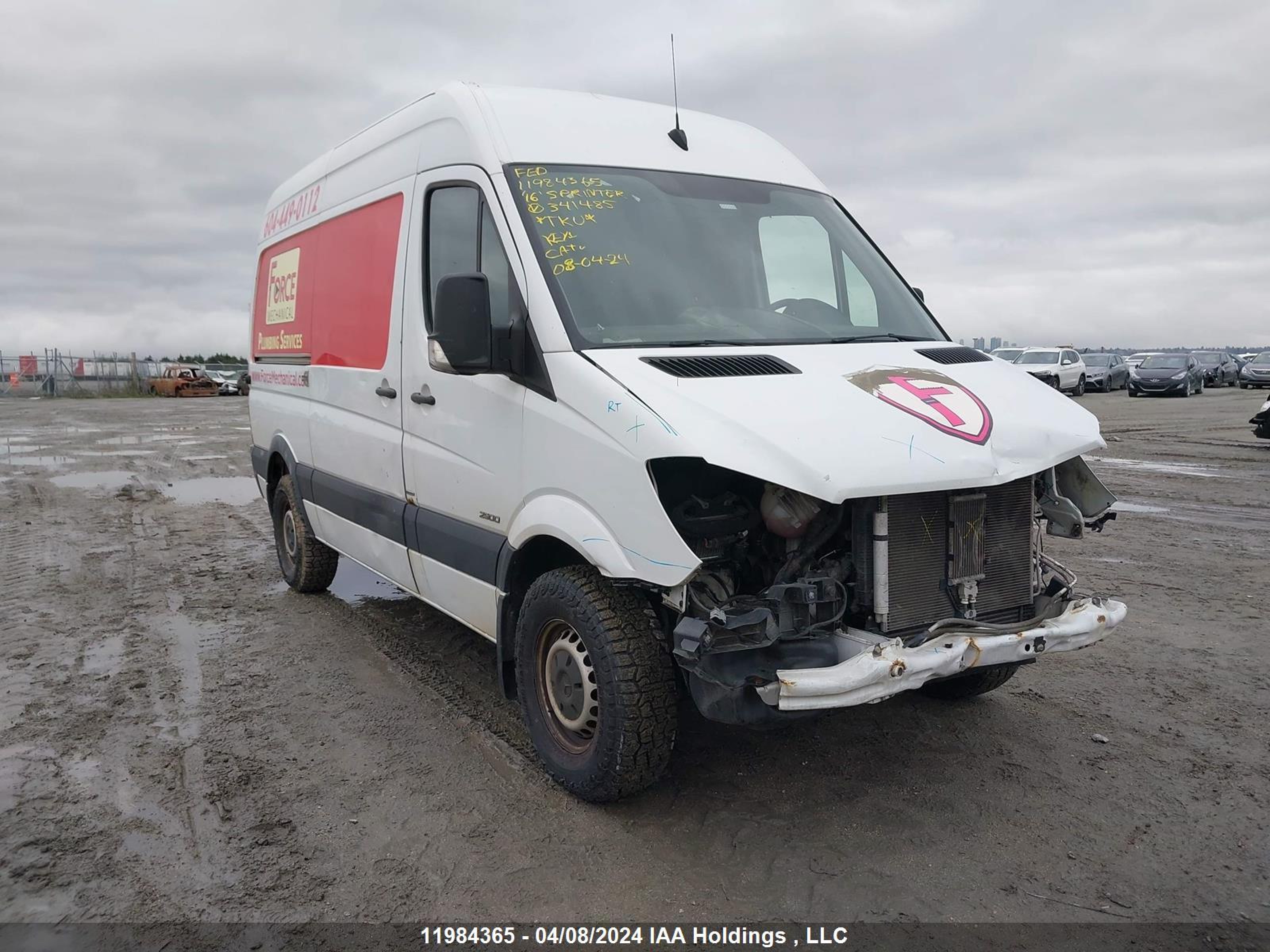 MERCEDES-BENZ SPRINTER 2016 wd3be7dd5gp341485