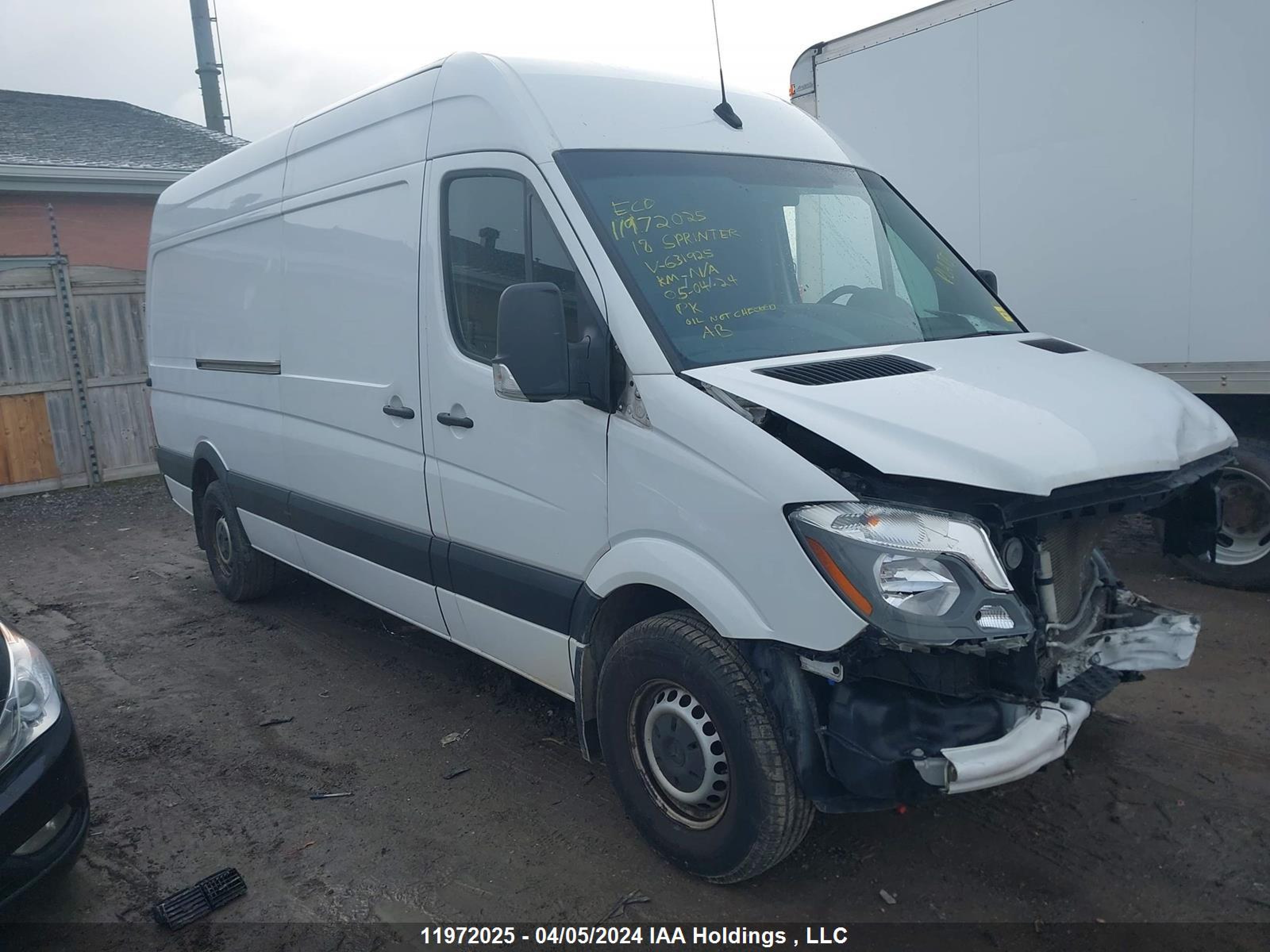 MERCEDES-BENZ SPRINTER 2018 wd3be8cd2jp631925