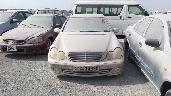 MERCEDES-BENZ C200 2005 wdb2030421f682007