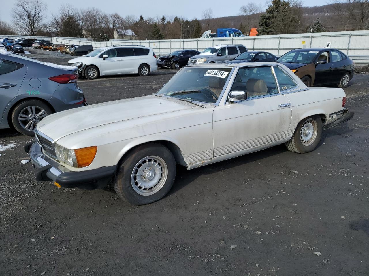 MERCEDES-BENZ SL-KLASSE 1982 wdbba45a5cb018001