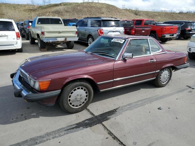 MERCEDES-BENZ SL-CLASS 1986 wdbba48d1ga049053