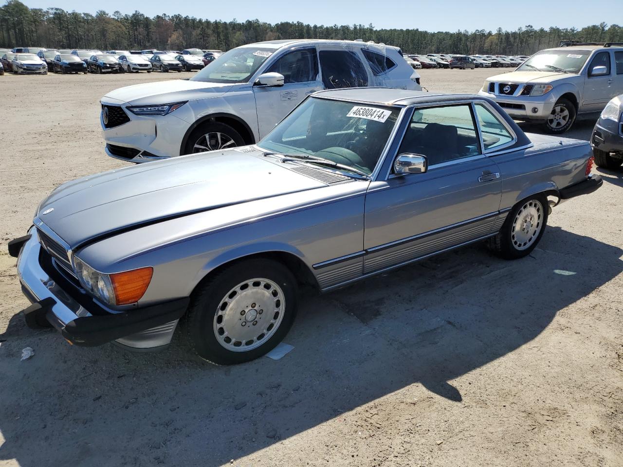 MERCEDES-BENZ SL-KLASSE 1987 wdbba48d2ha058572