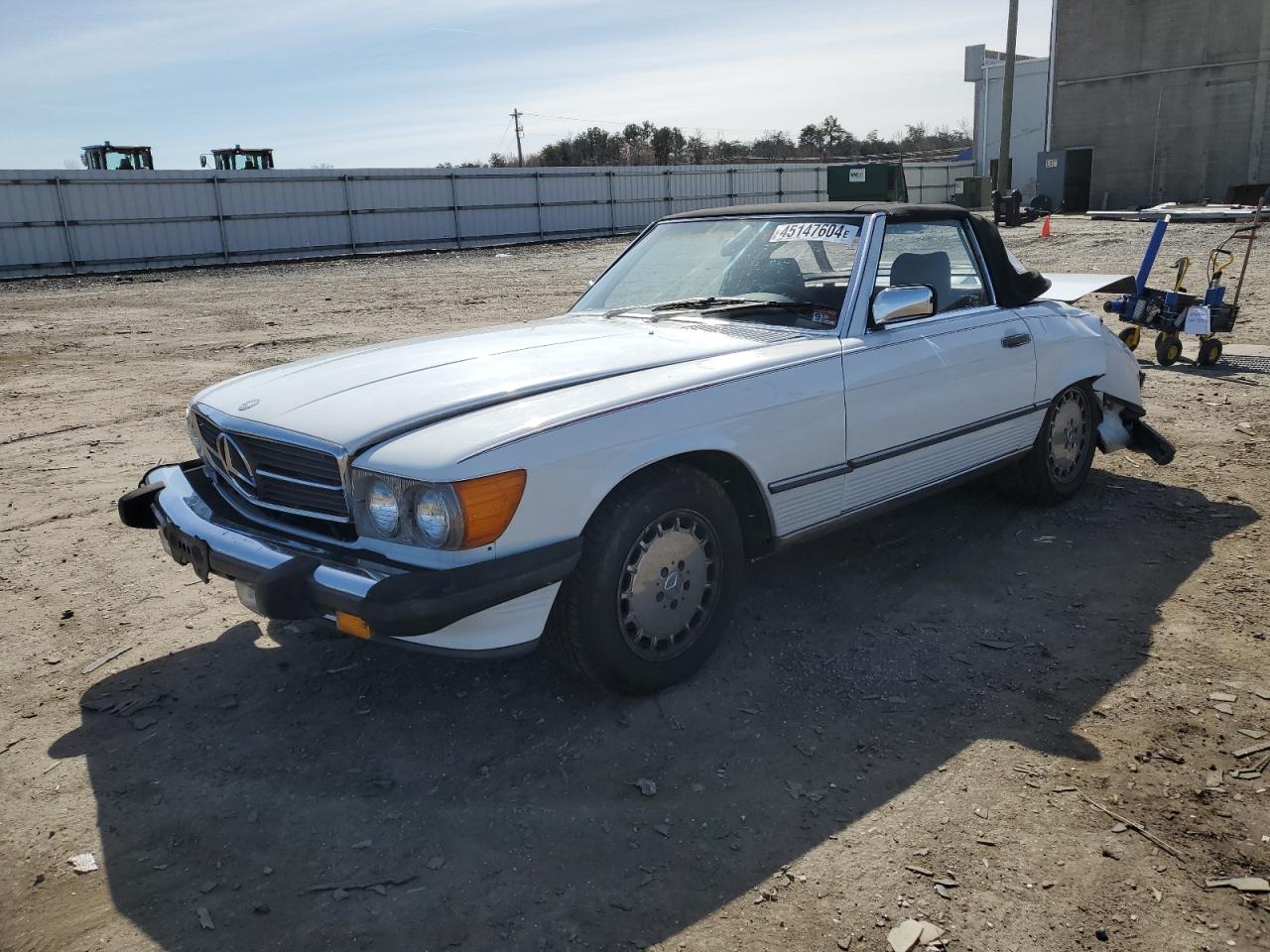 MERCEDES-BENZ SL-KLASSE 1987 wdbba48d8ha070256