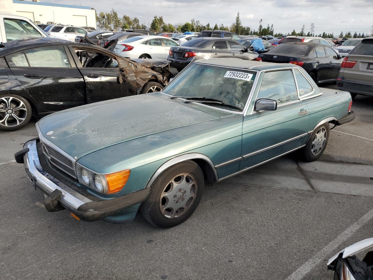 MERCEDES-BENZ SL-KLASSE 1988 wdbba48d9ja077822