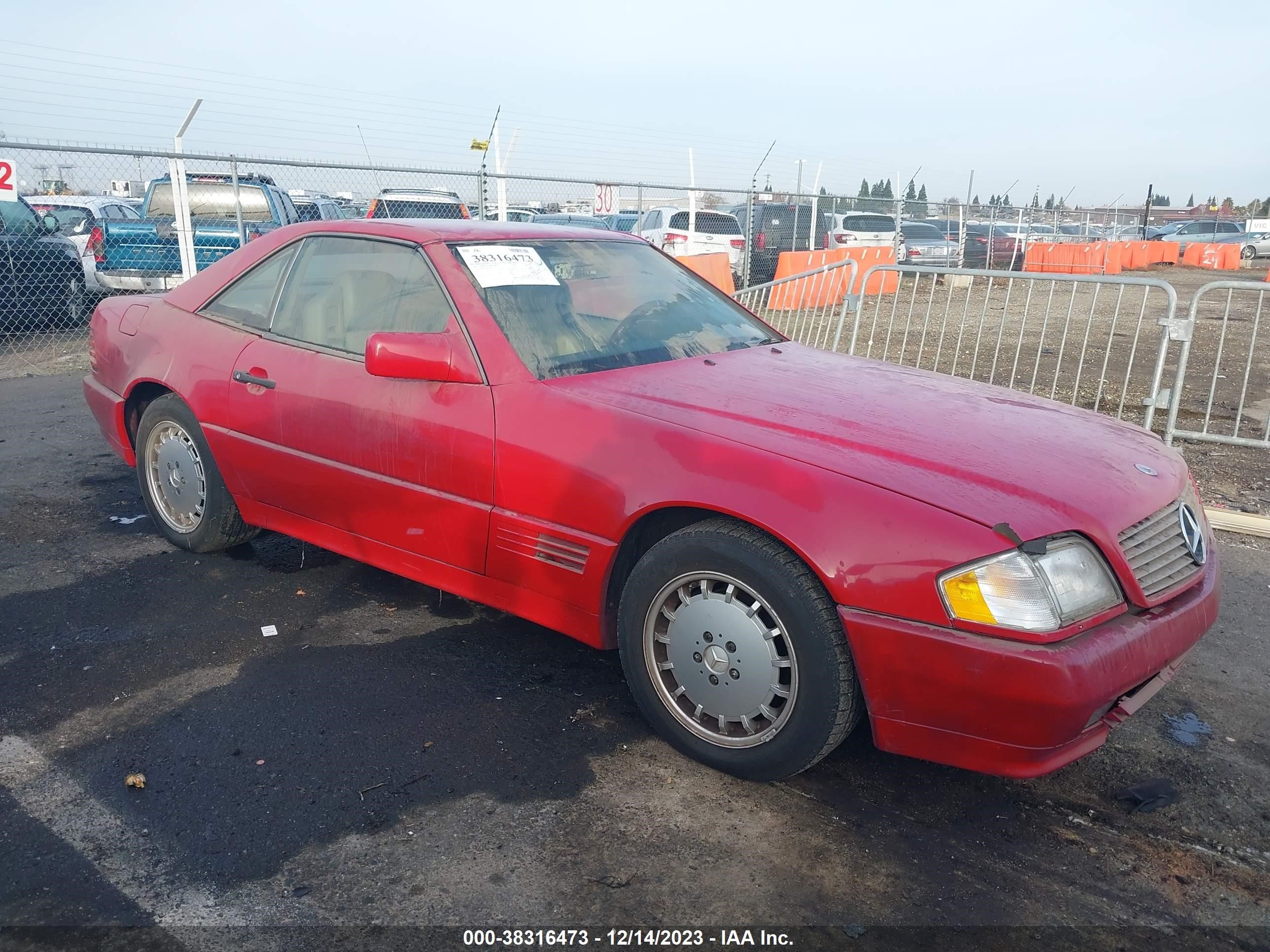 MERCEDES-BENZ SL-KLASSE 1995 wdbfa63e1sf110314