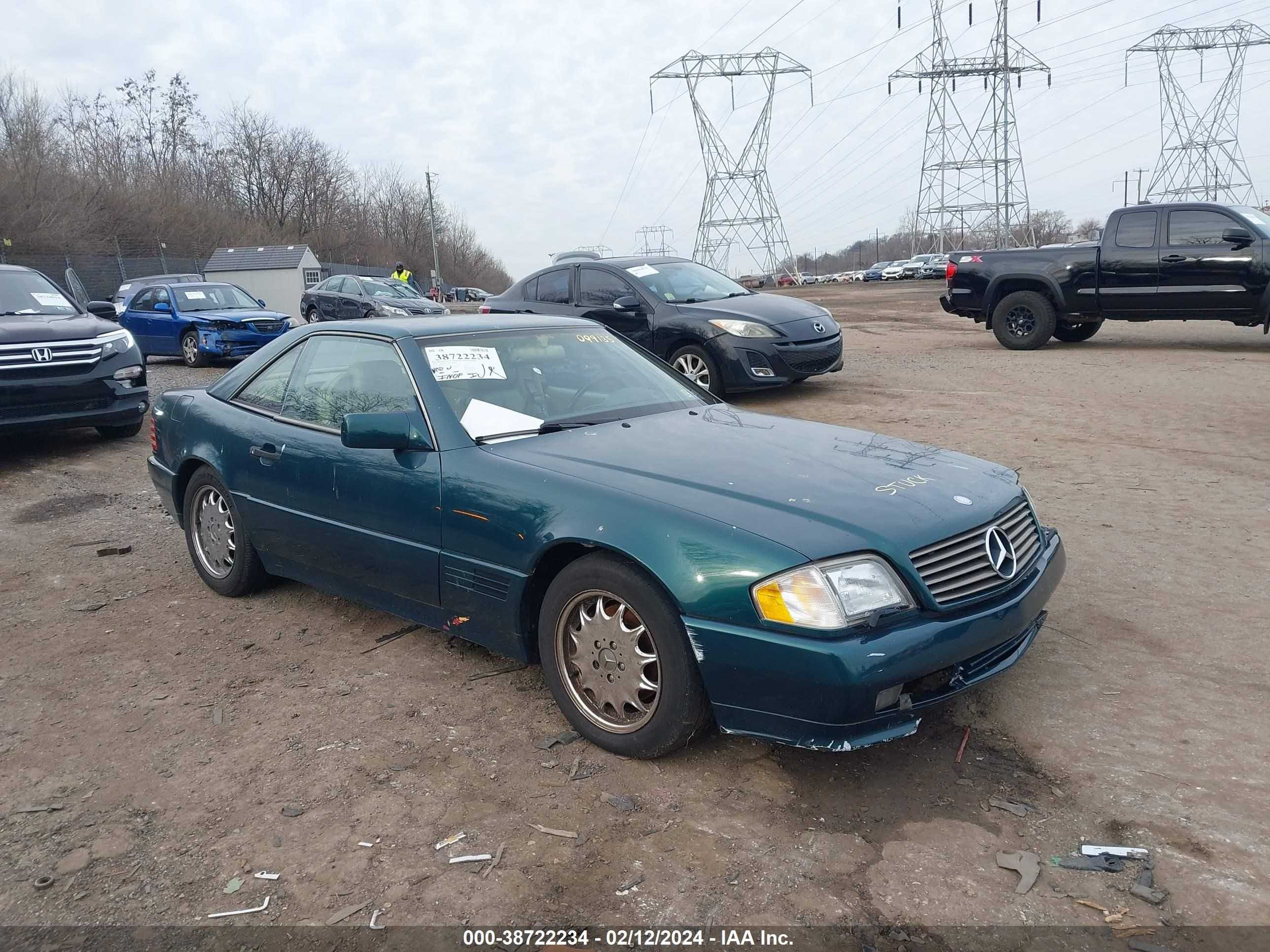 MERCEDES-BENZ SL-KLASSE 1994 wdbfa63e7rf099135