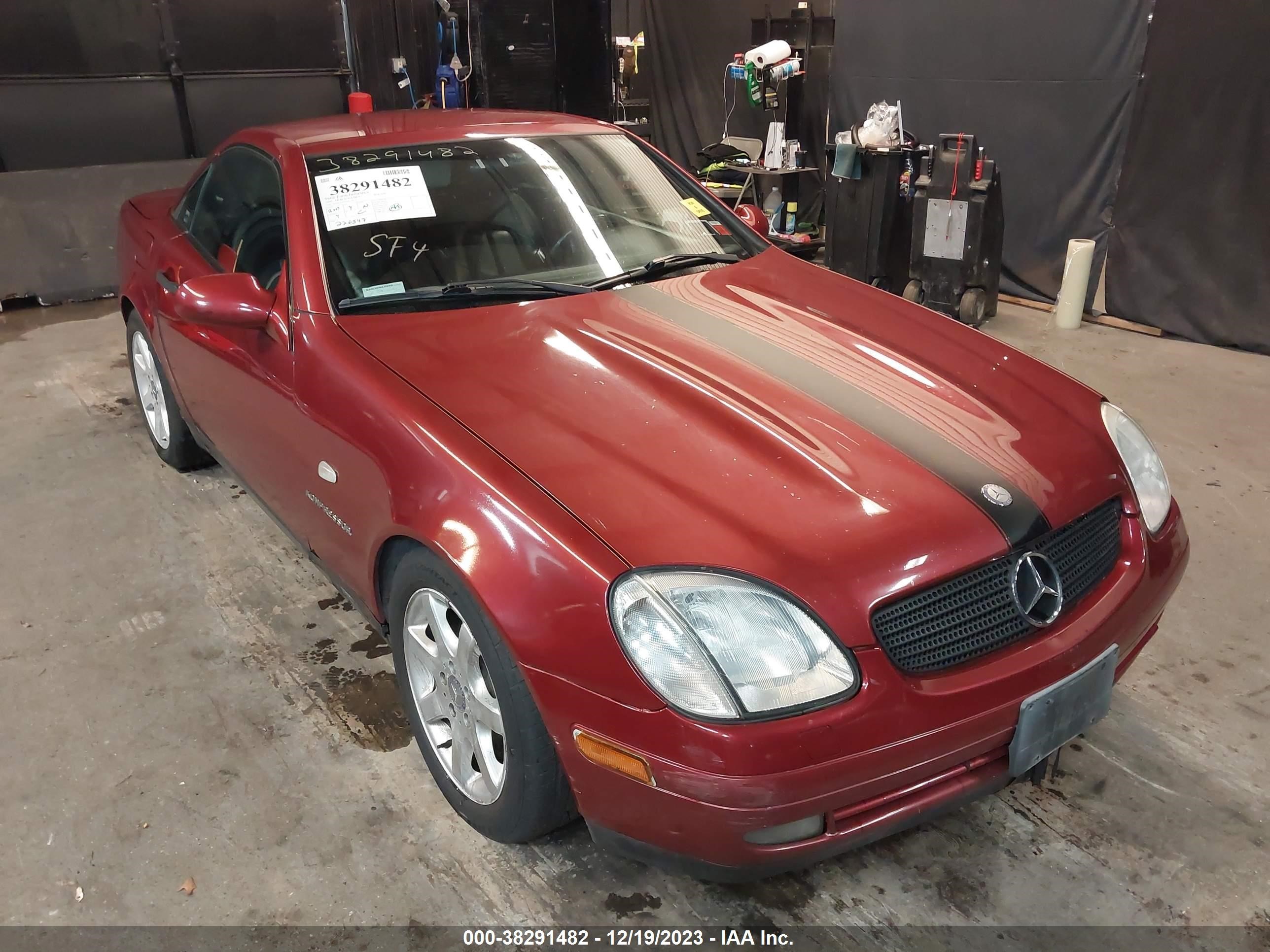 MERCEDES-BENZ SLK-KLASSE 2000 wdbkk47f6yf159617