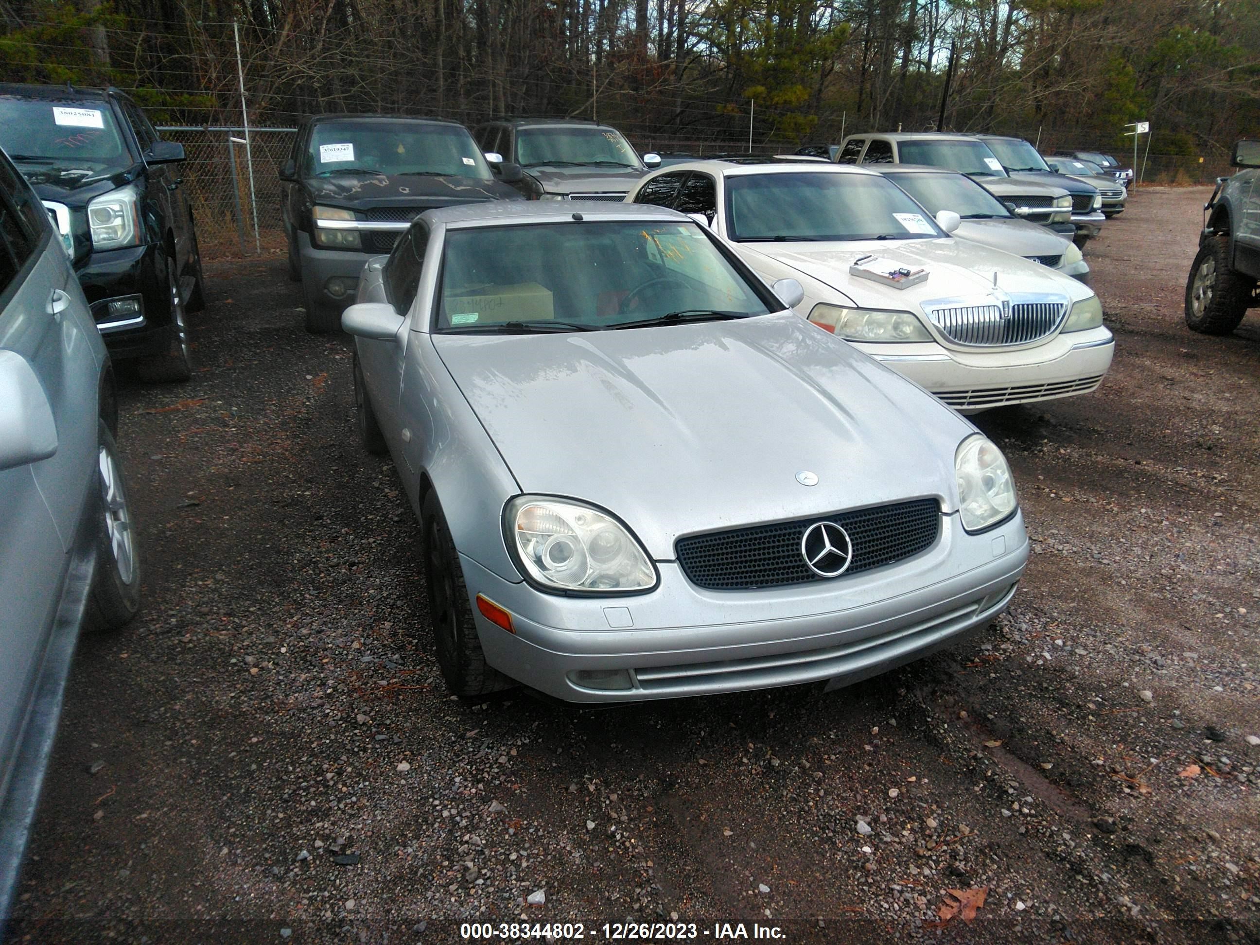 MERCEDES-BENZ SLK-KLASSE 1998 wdbkk47f9wf012656