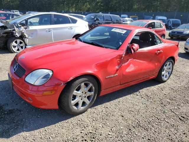 MERCEDES-BENZ SLK-CLASS 2002 wdbkk49f02f249818