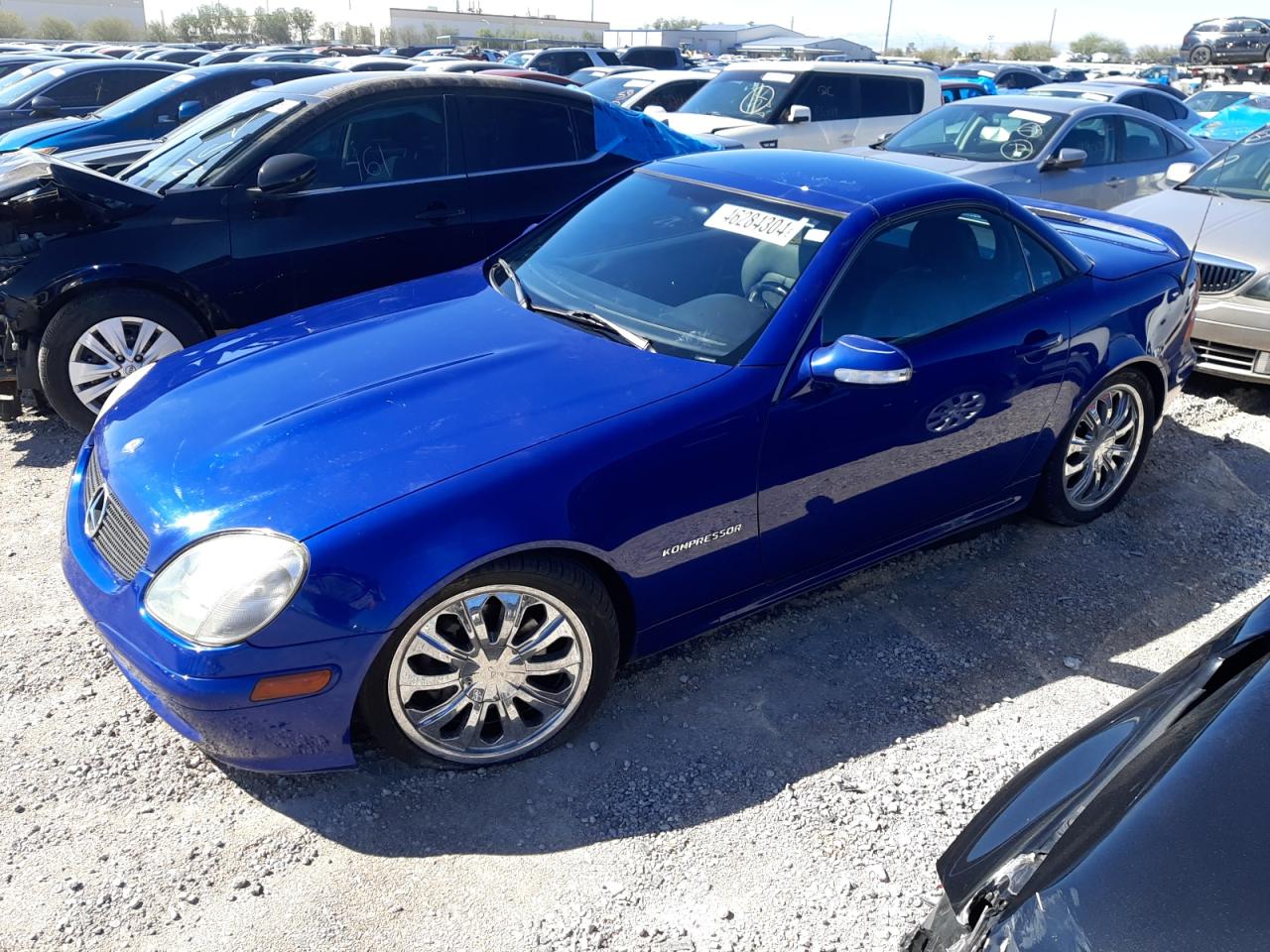 MERCEDES-BENZ SLK-KLASSE 2002 wdbkk49f92f268139