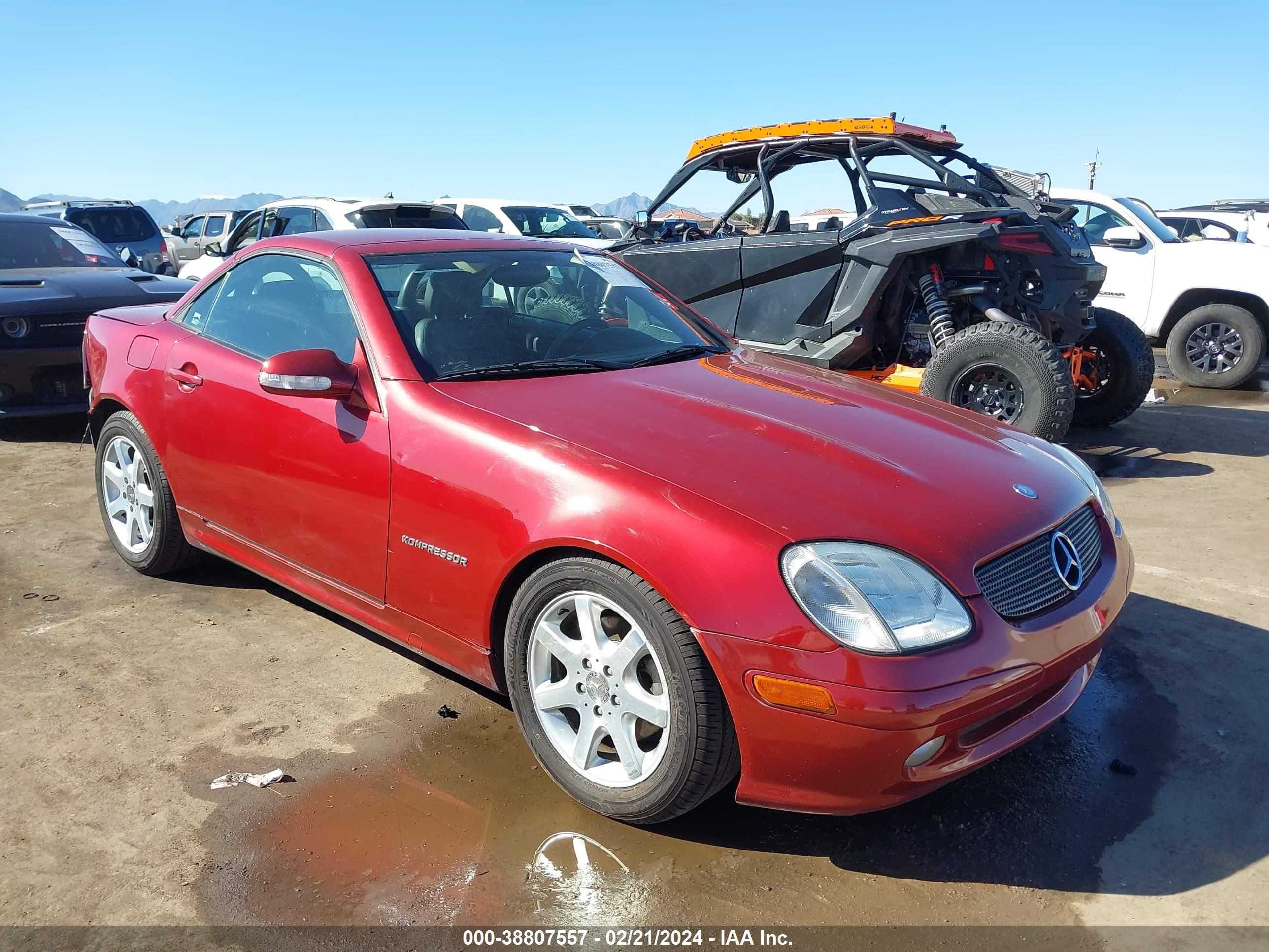 MERCEDES-BENZ SLK-KLASSE 2002 wdbkk49fx2f261345