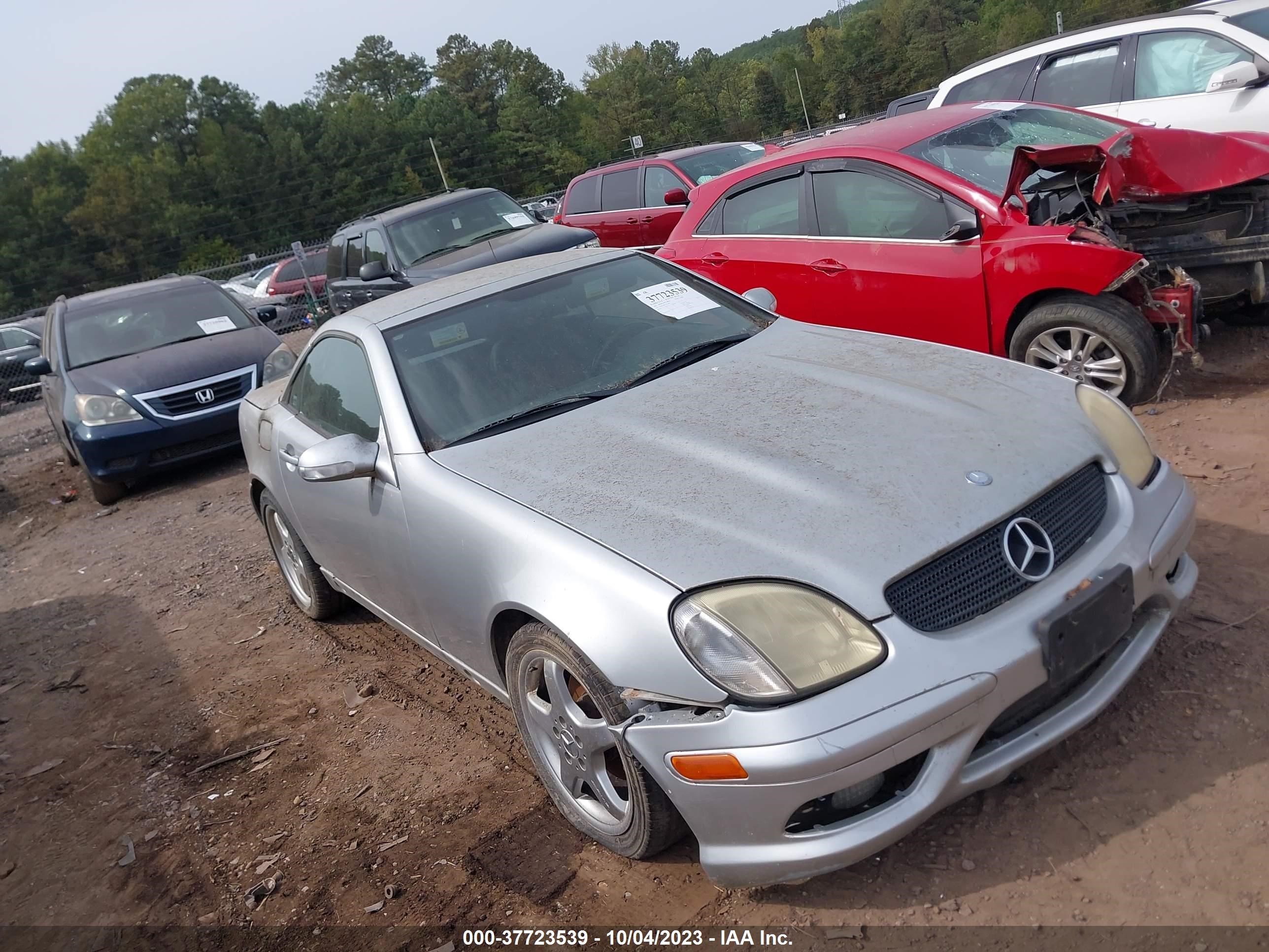 MERCEDES-BENZ SLK-KLASSE 2003 wdbkk49fx3f279832