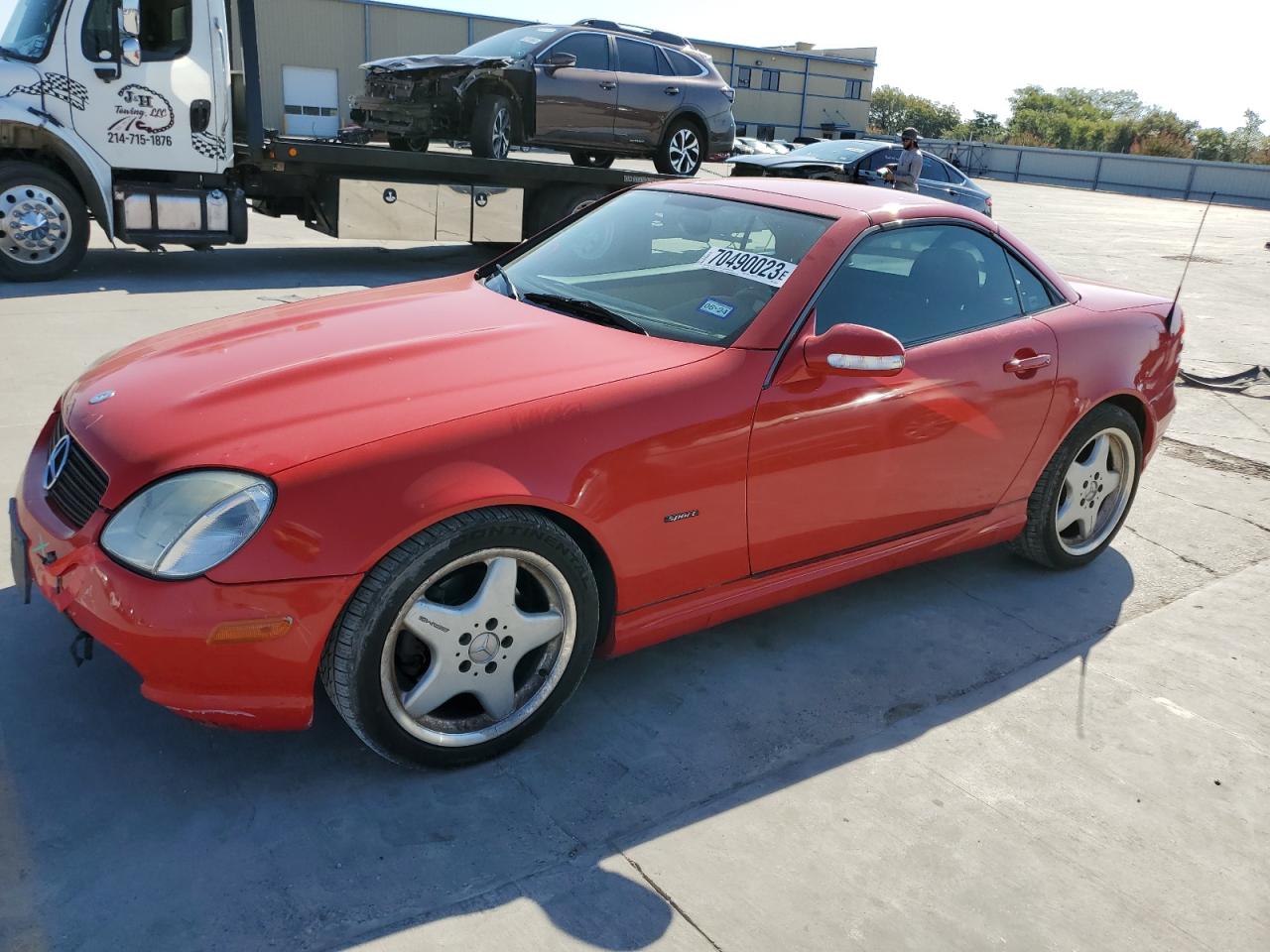 MERCEDES-BENZ SLK-KLASSE 2001 wdbkk65f01f208606