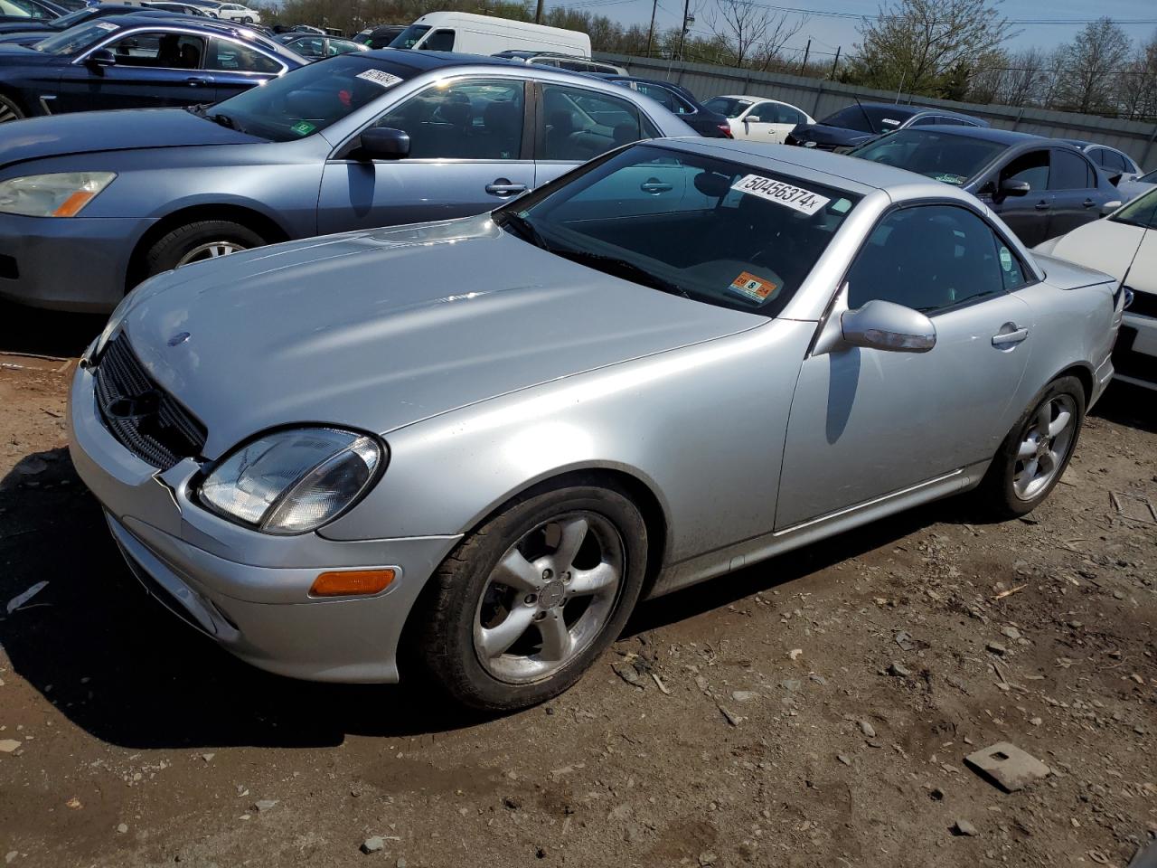 MERCEDES-BENZ SLK-KLASSE 2001 wdbkk65f21f197091