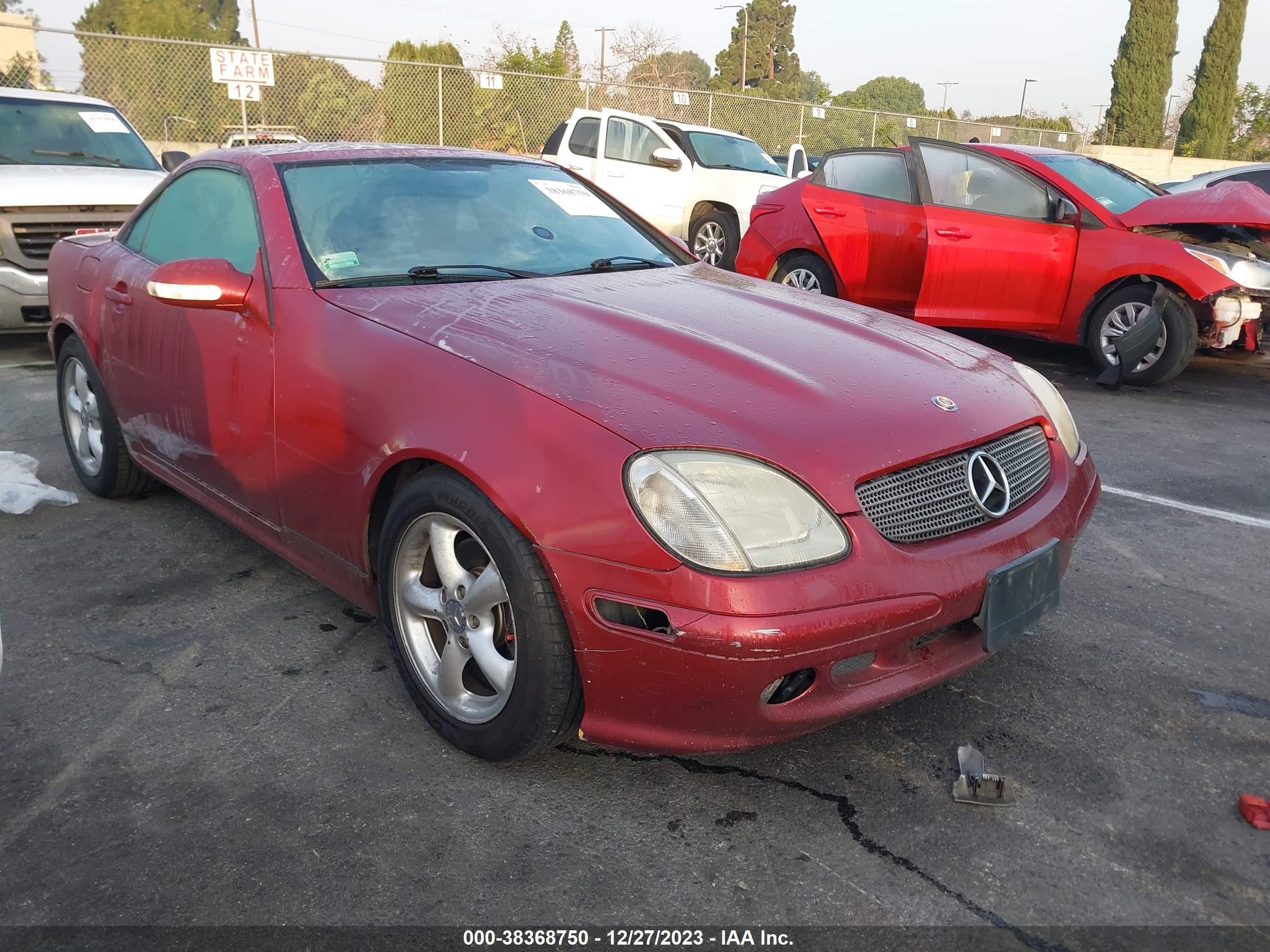 MERCEDES-BENZ SLK-KLASSE 2003 wdbkk65f33f282153