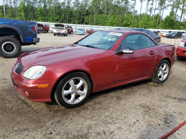 MERCEDES-BENZ SLK-CLASS 2001 wdbkk65f41f191471