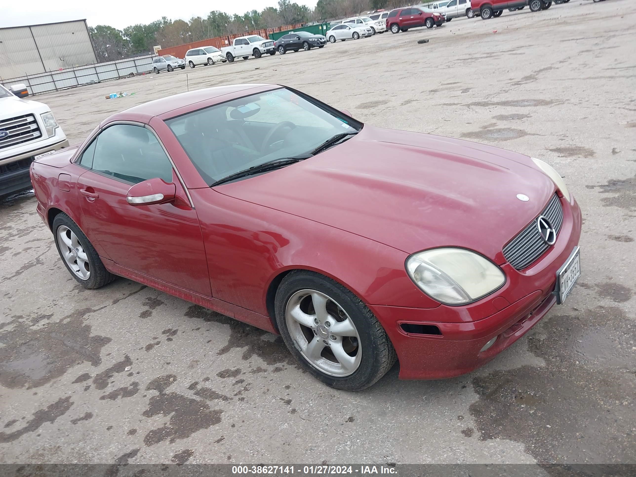 MERCEDES-BENZ SLK-KLASSE 2003 wdbkk65fx3f284644