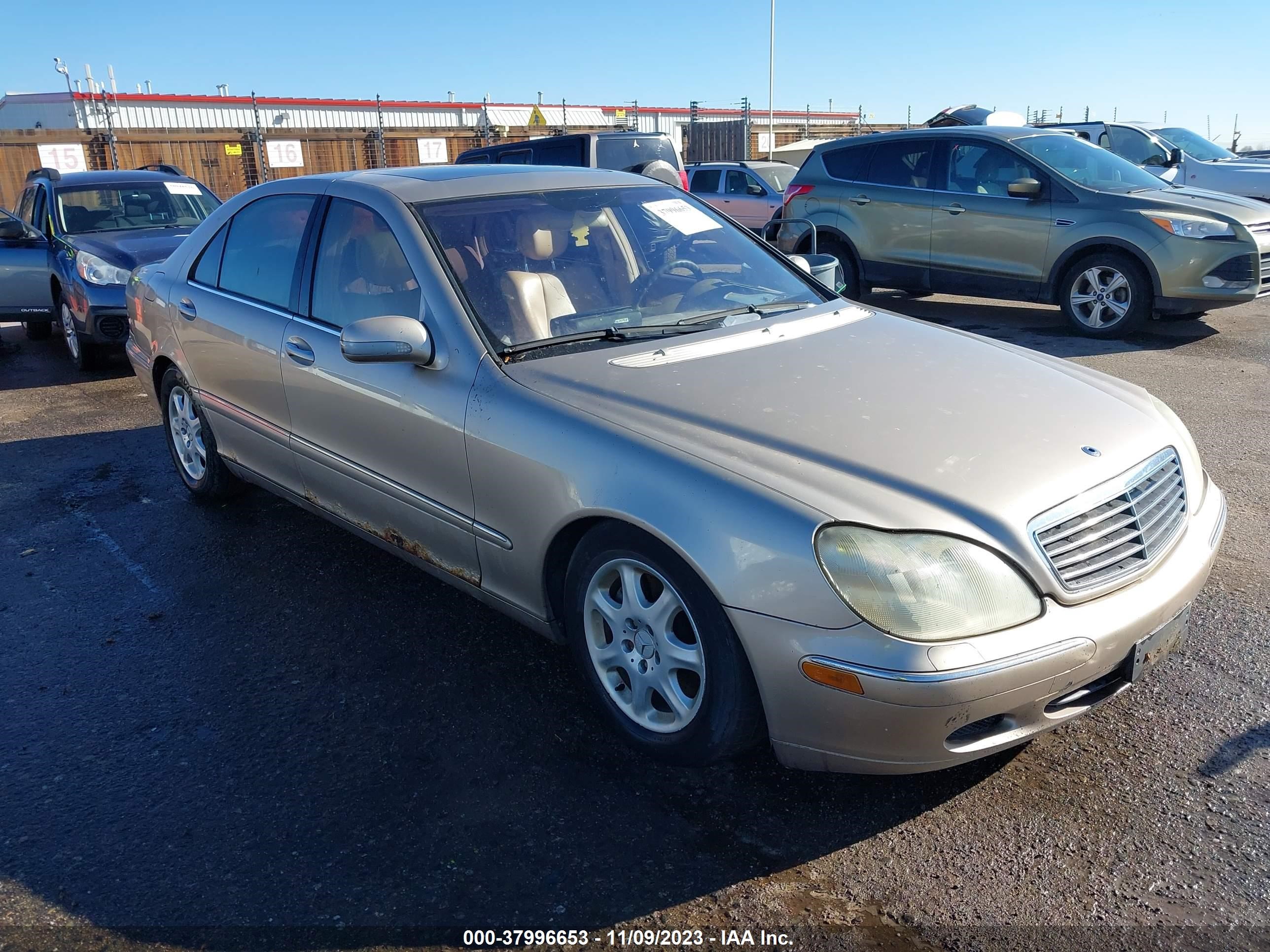 MERCEDES-BENZ S-KLASSE 2002 wdbng70j12a265833